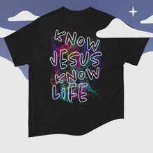 Load image into Gallery viewer, Know Jesus Know Life - No Jesus No Life - Men&#39;s classic tee
