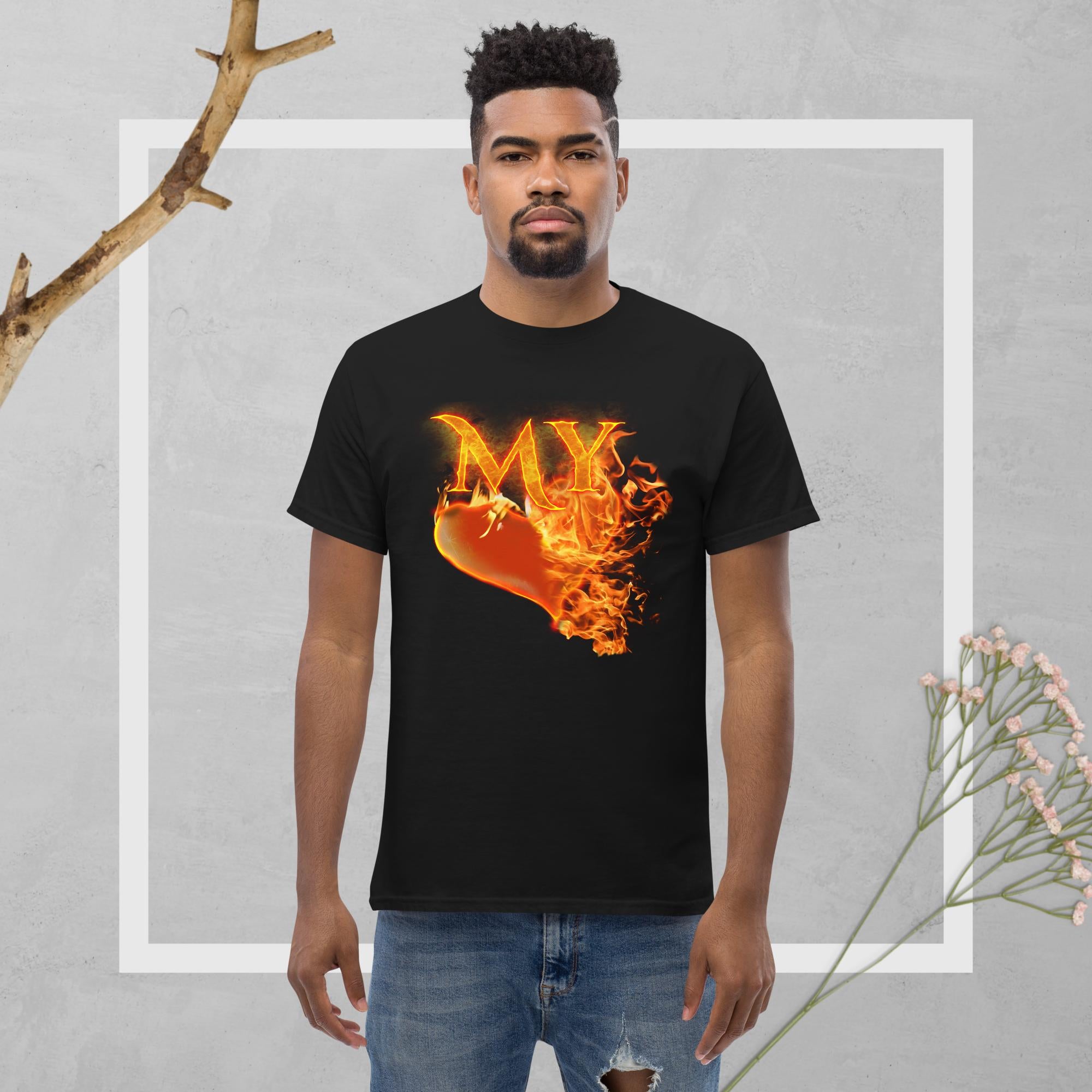 My Heart Burns For JESUS - Men's classic tee