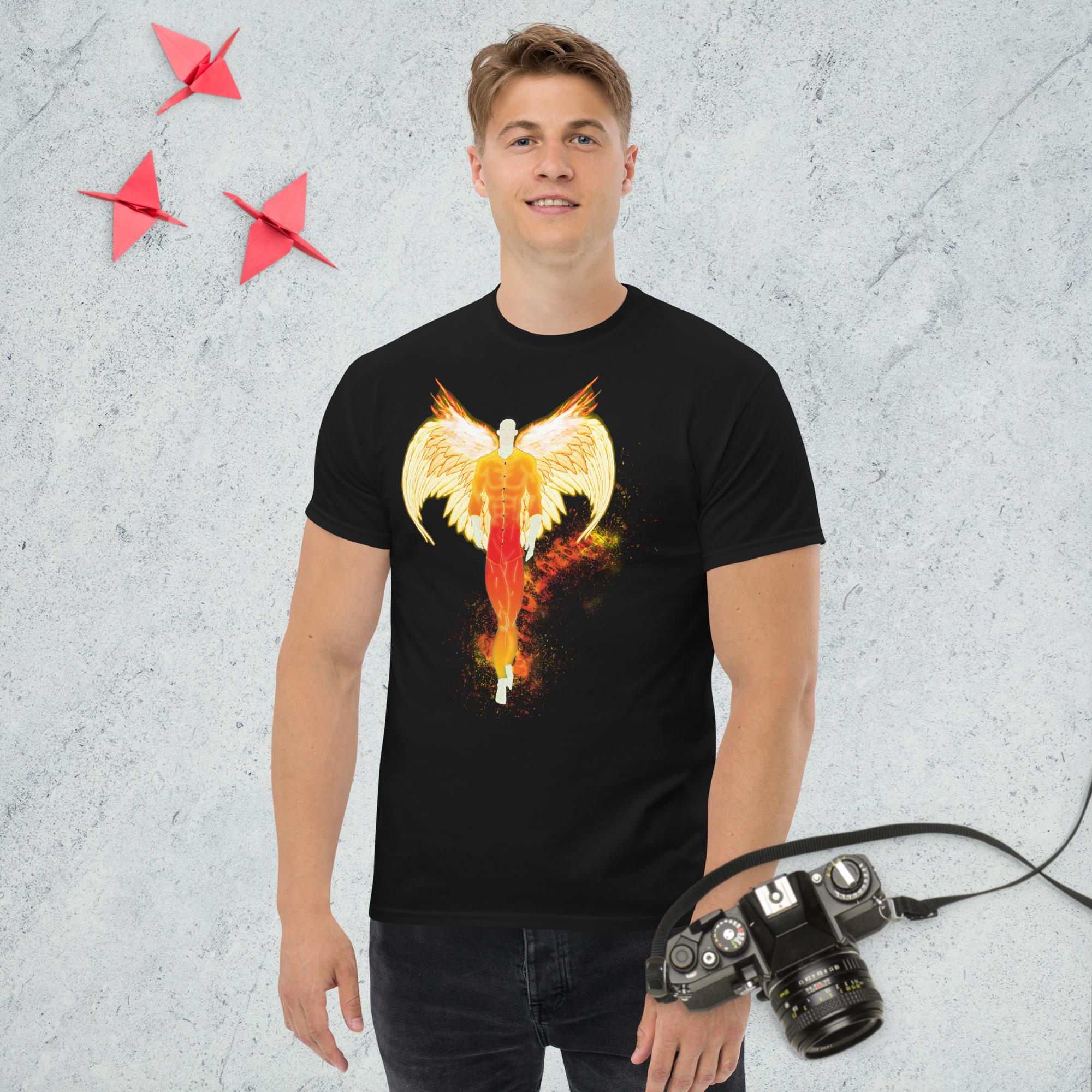 Ps. 91:11 Angle Fire Orange - Men's classic tee
