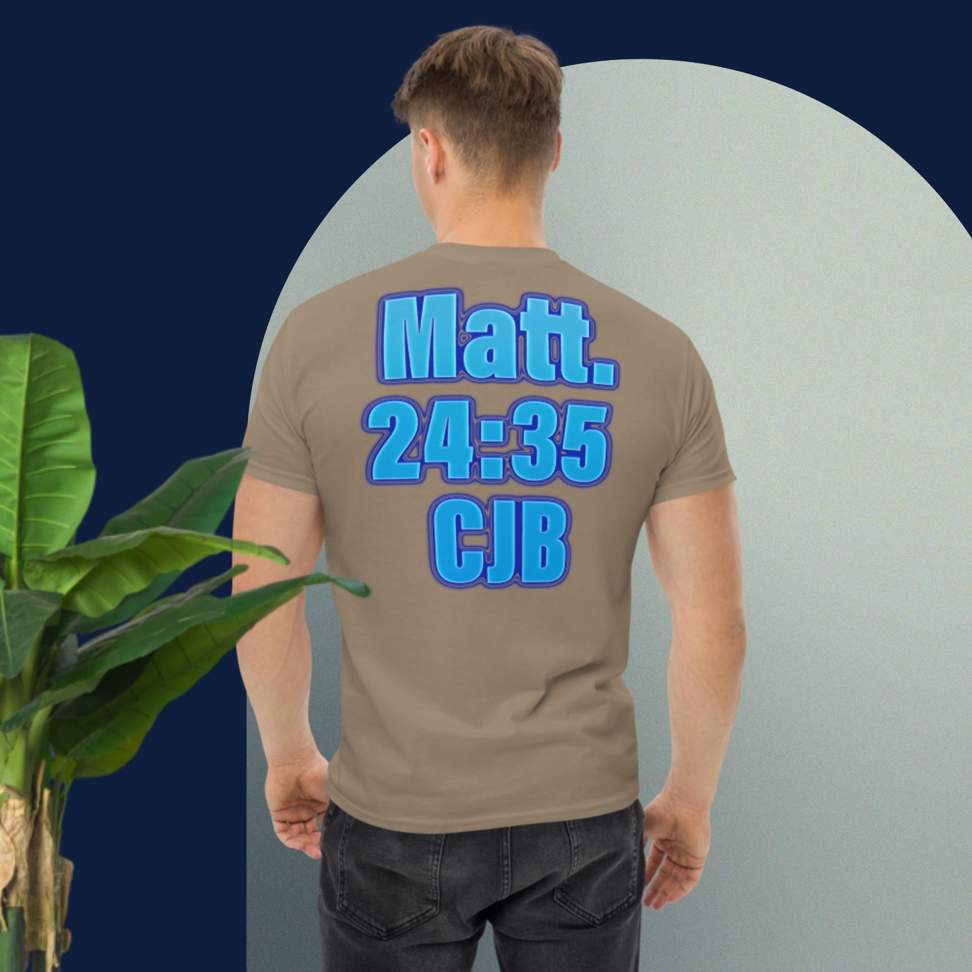 Heaven & Earth Matt 24:35 - Men's classic tee