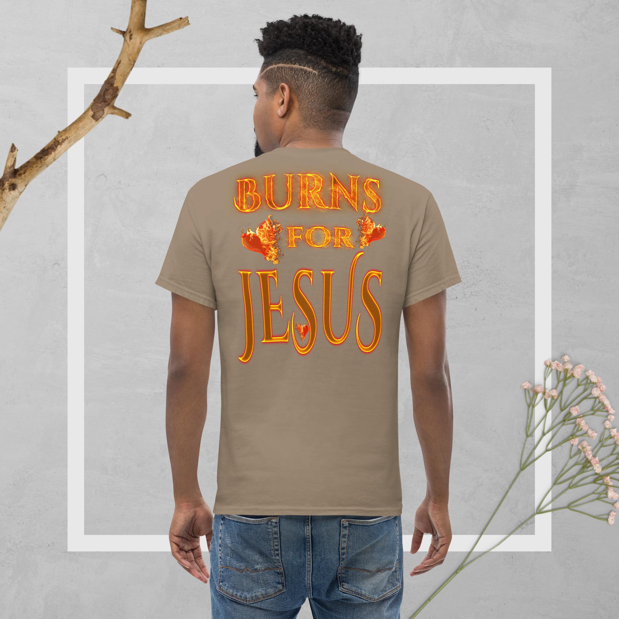 My Heart Burns For JESUS - Men's classic tee