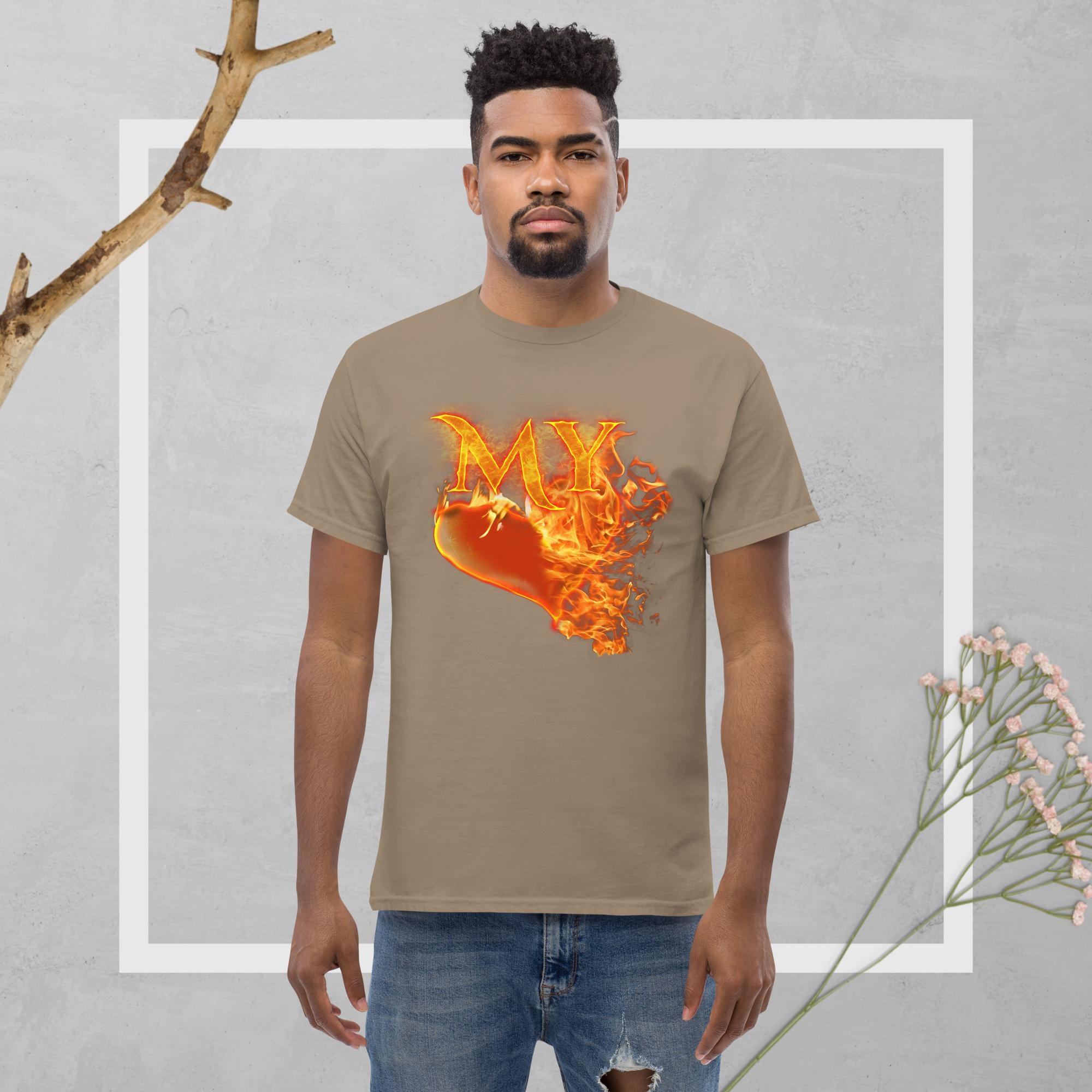 My Heart Burns For JESUS - Men's classic tee