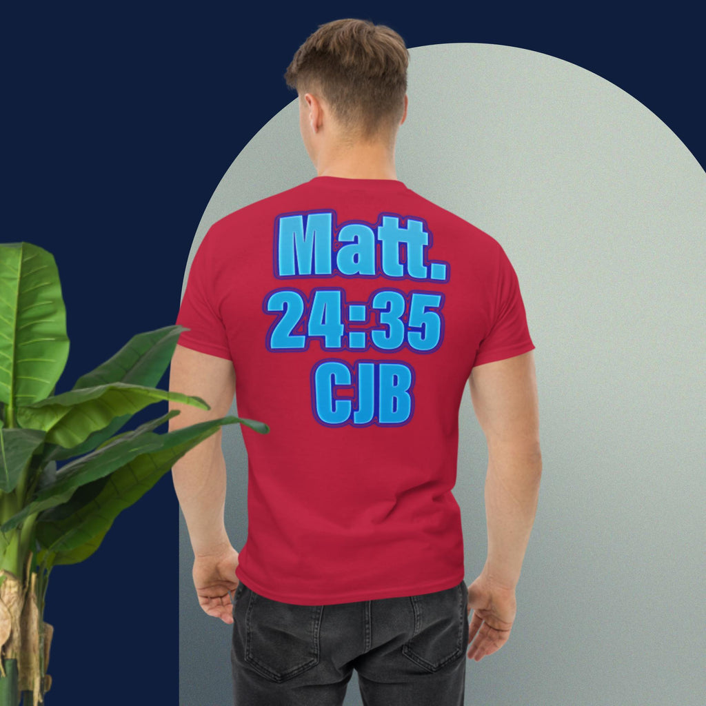Heaven & Earth Matt 24:35 - Men's classic tee