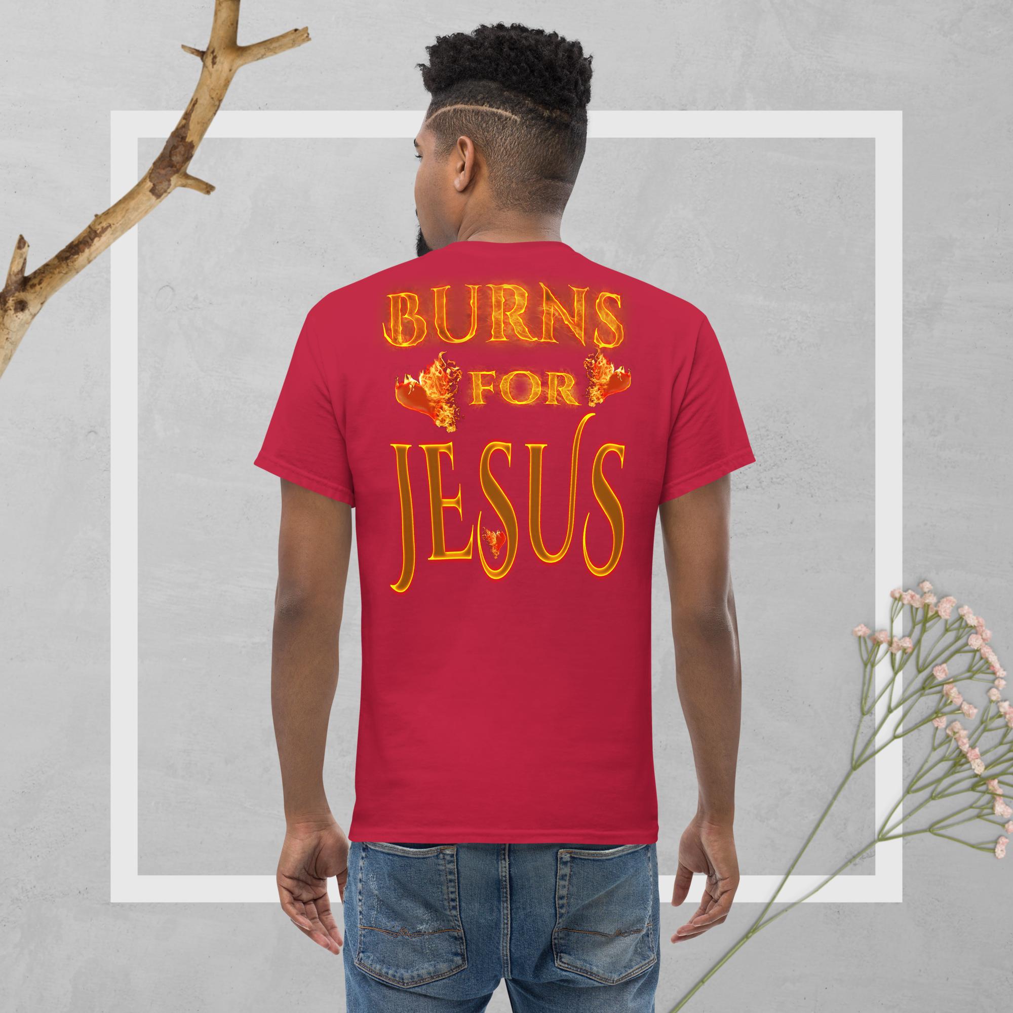 My Heart Burns For JESUS - Men's classic tee