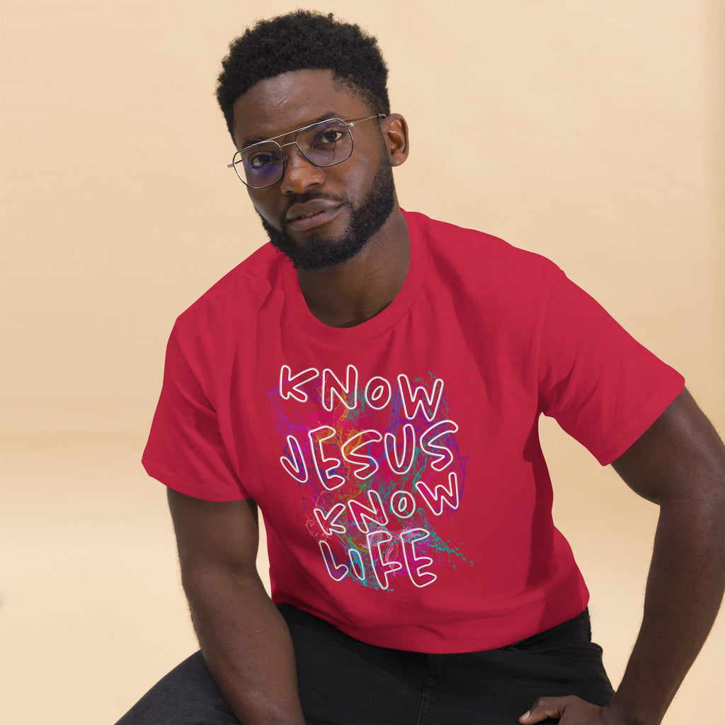 Know Jesus Know Life - No Jesus No Life - Men's classic tee