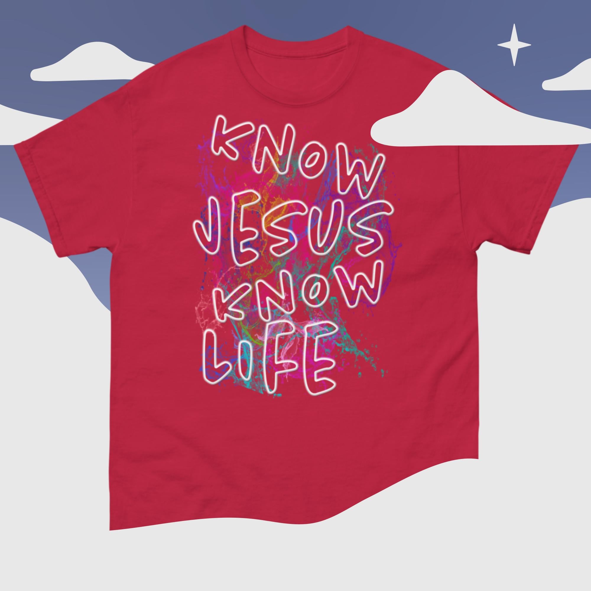 Know Jesus Know Life - No Jesus No Life - Men's classic tee