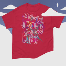 Load image into Gallery viewer, Know Jesus Know Life - No Jesus No Life - Men&#39;s classic tee
