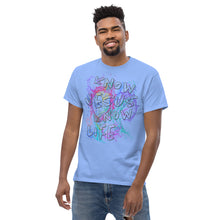 Load image into Gallery viewer, Know Jesus Know Life - No Jesus No Life - Men&#39;s classic tee
