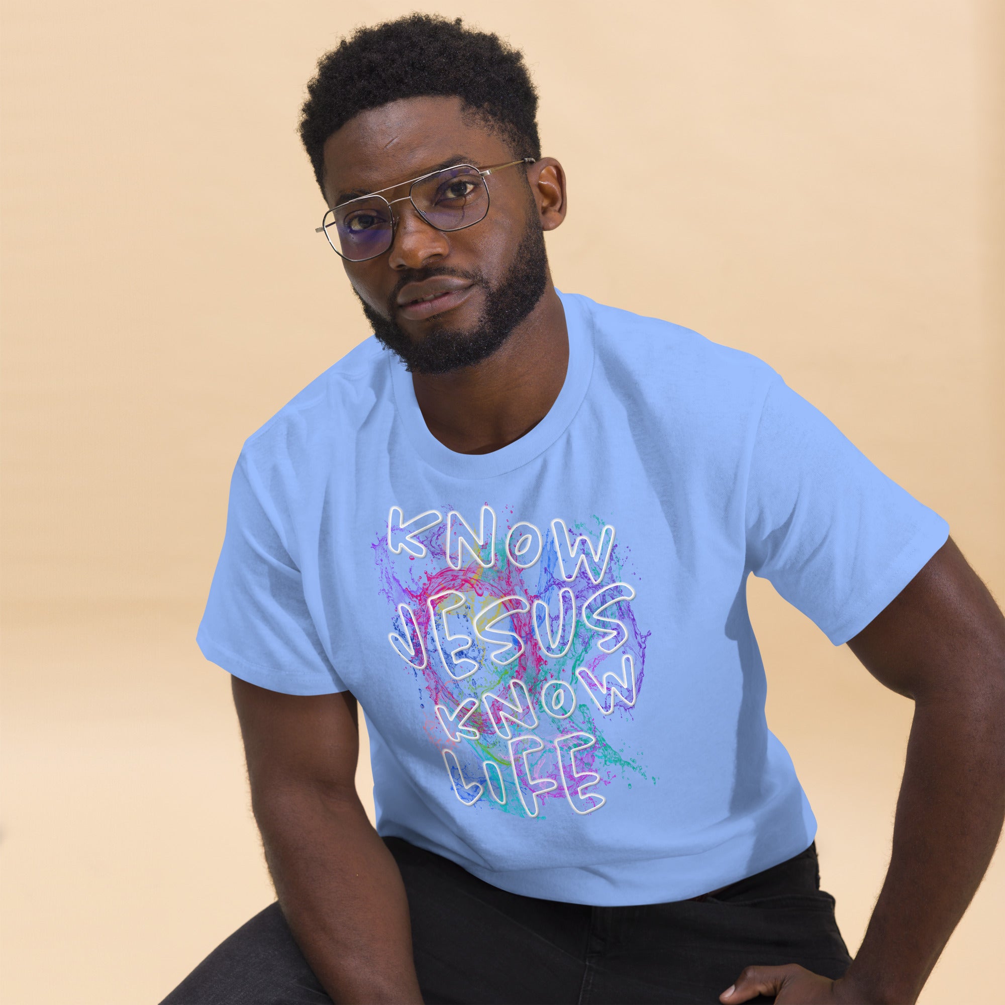 Know Jesus Know Life - No Jesus No Life - Men's classic tee