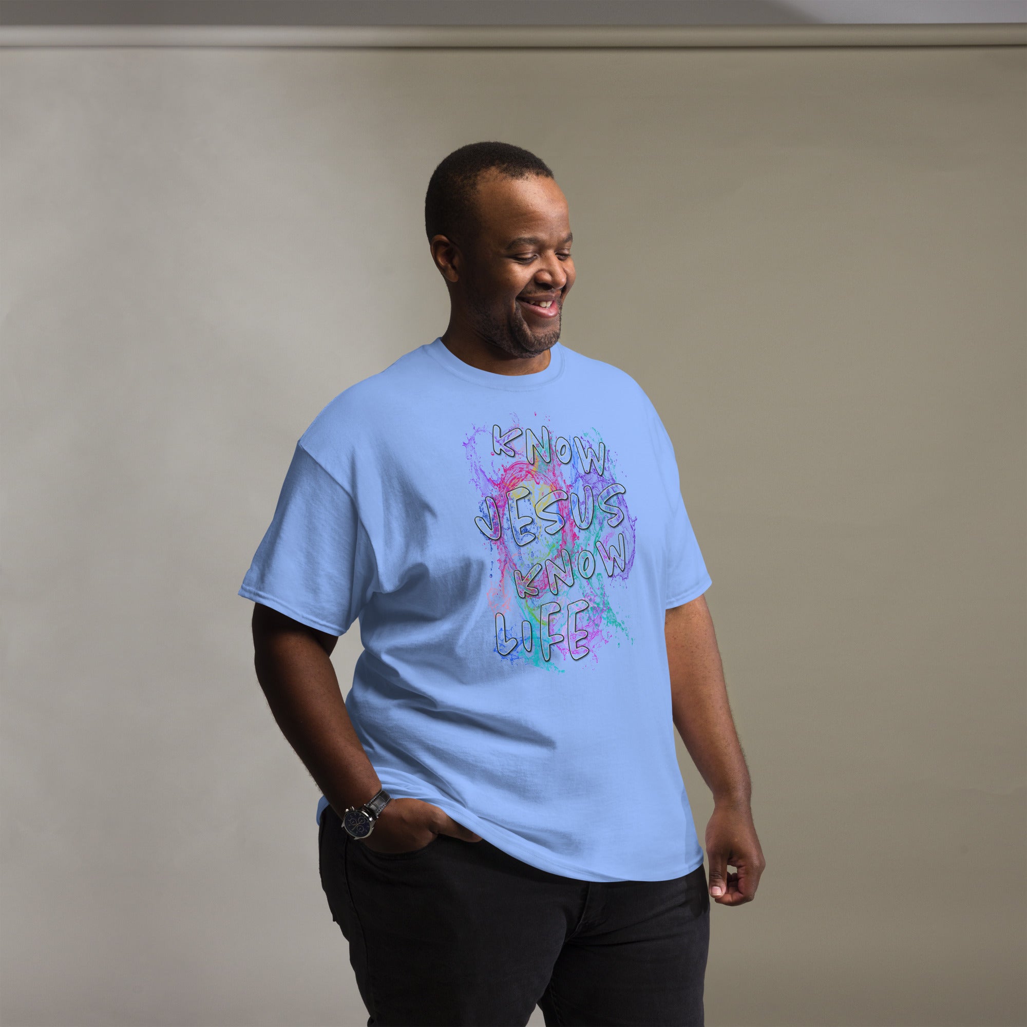Know Jesus Know Life - No Jesus No Life - Men's classic tee