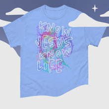Load image into Gallery viewer, Know Jesus Know Life - No Jesus No Life - Men&#39;s classic tee
