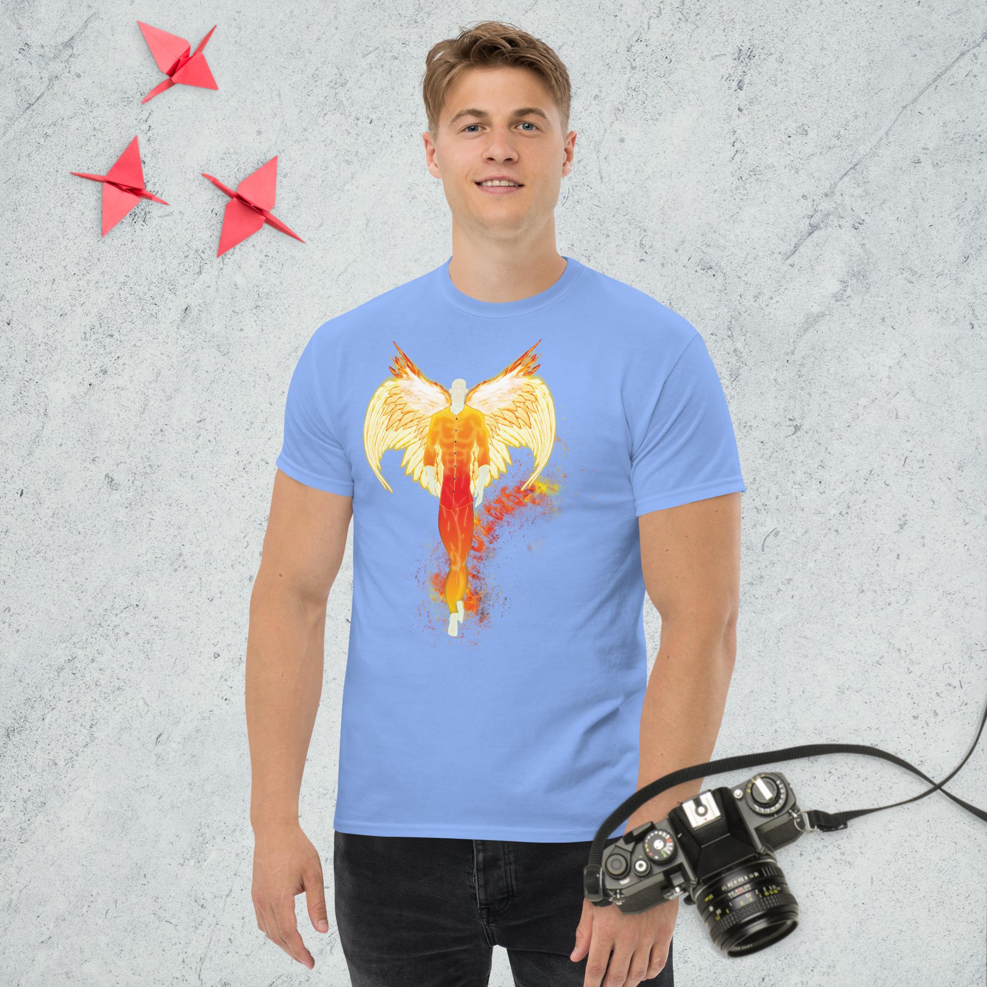 Ps. 91:11 Angle Fire Orange - Men's classic tee