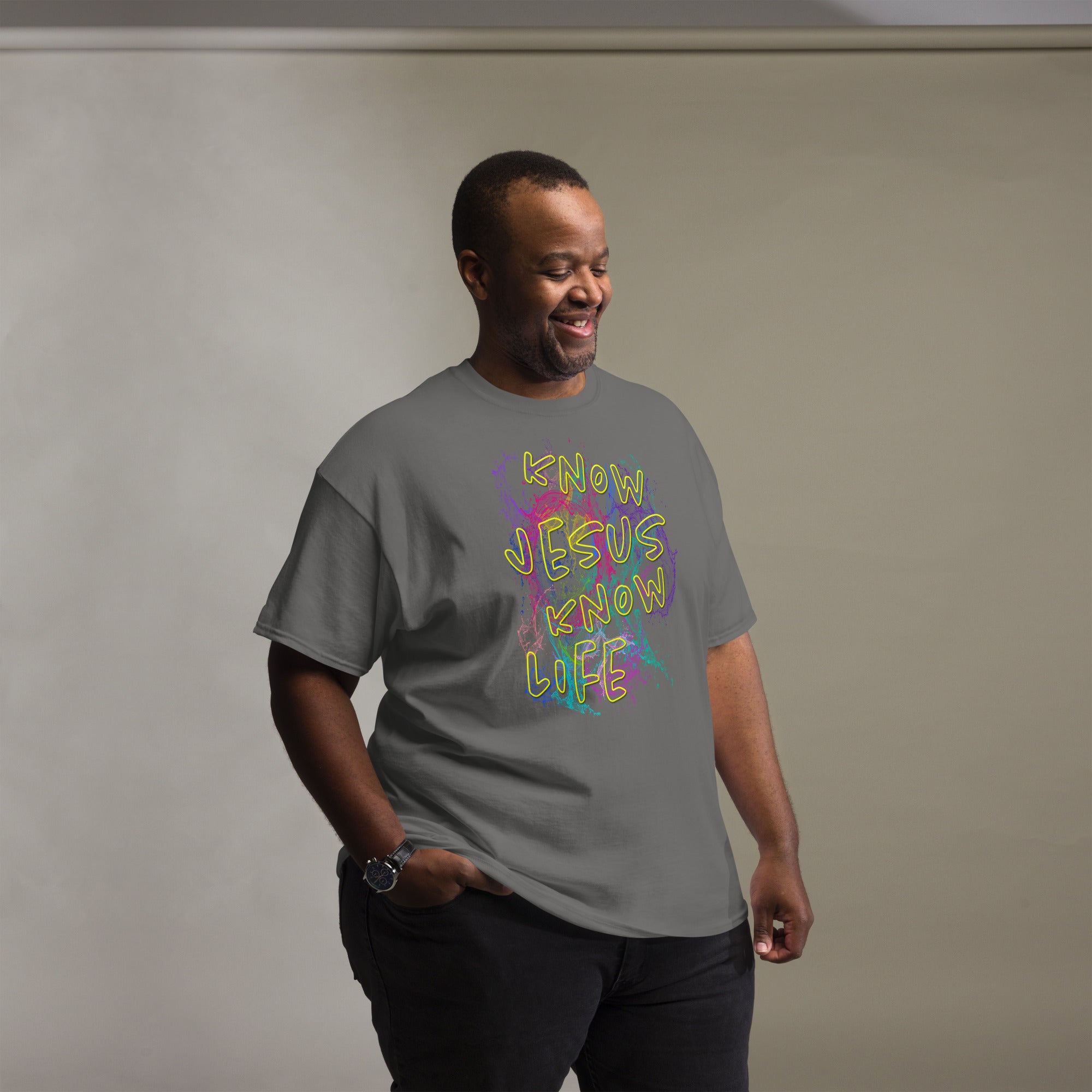 Know Jesus Know Life - No Jesus No Life - Men's classic tee