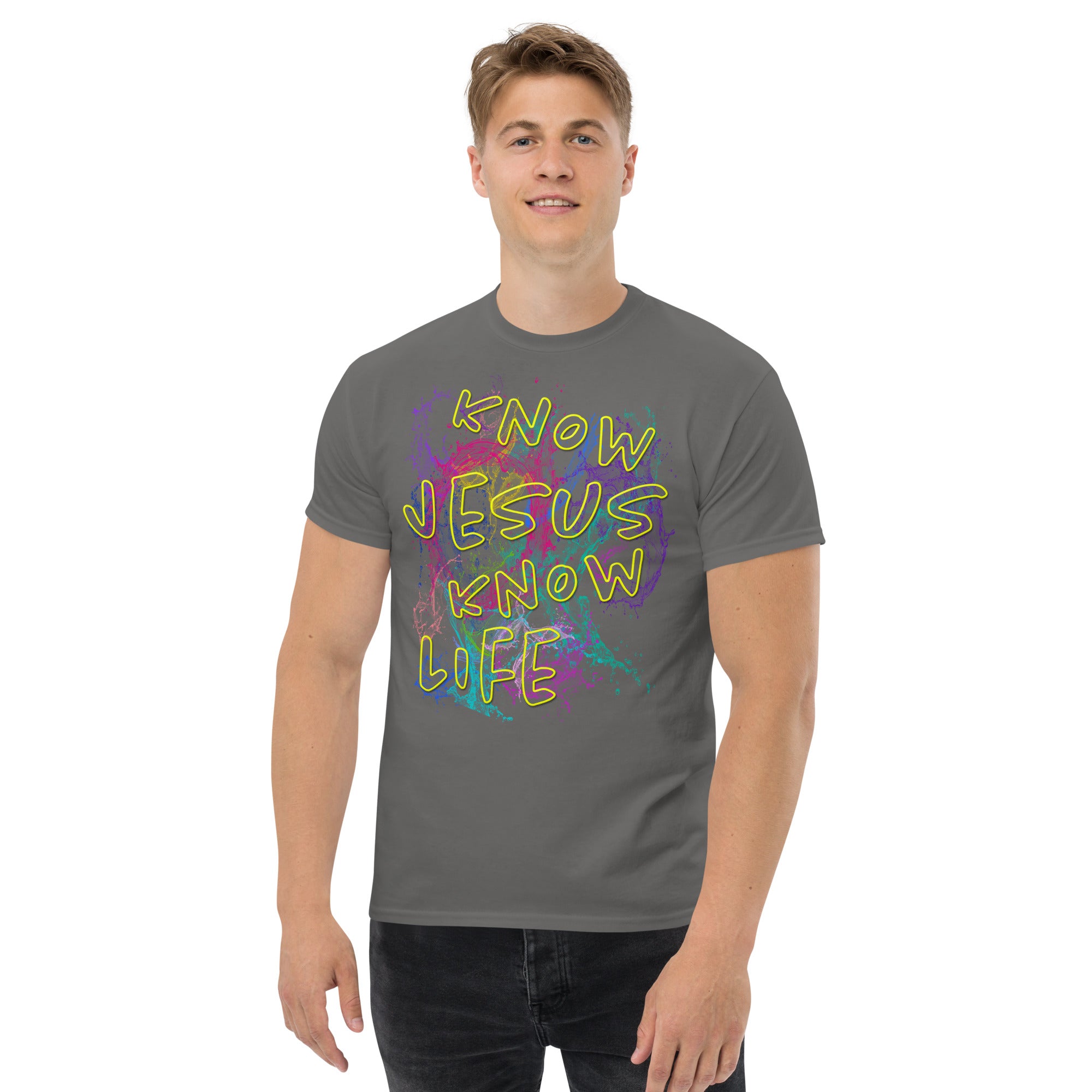 Know Jesus Know Life - No Jesus No Life - Men's classic tee