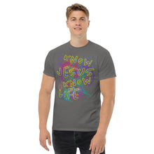 Load image into Gallery viewer, Know Jesus Know Life - No Jesus No Life - Men&#39;s classic tee
