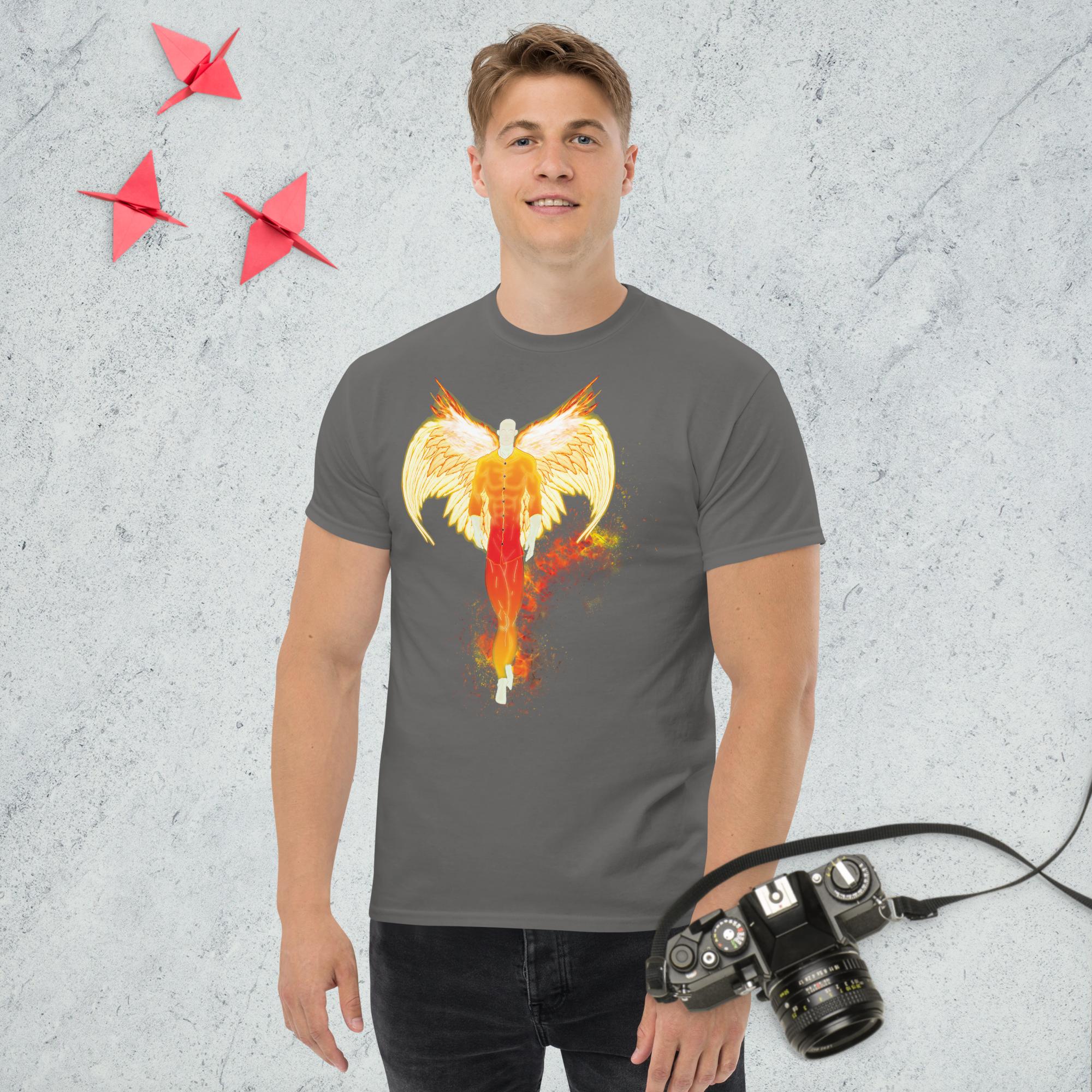 Ps. 91:11 Angle Fire Orange - Men's classic tee