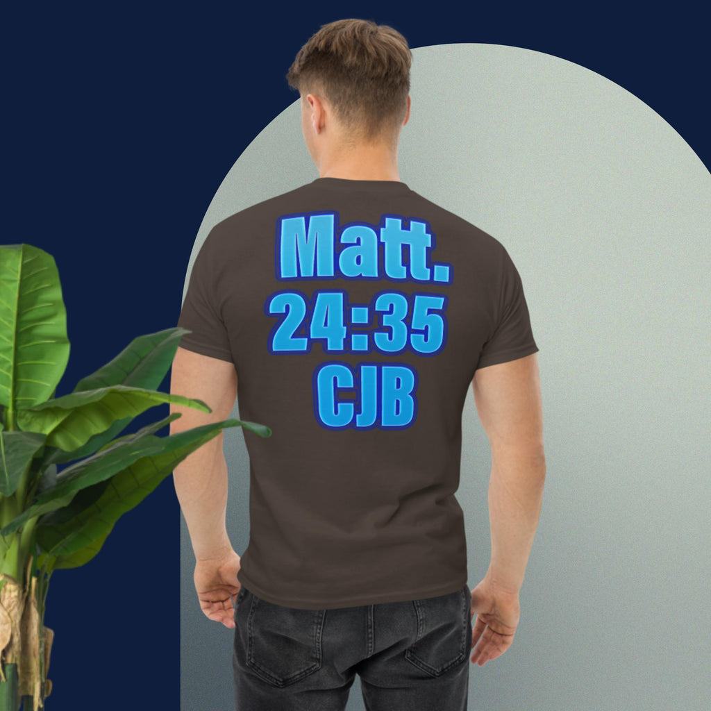 Heaven & Earth Matt 24:35 - Men's classic tee