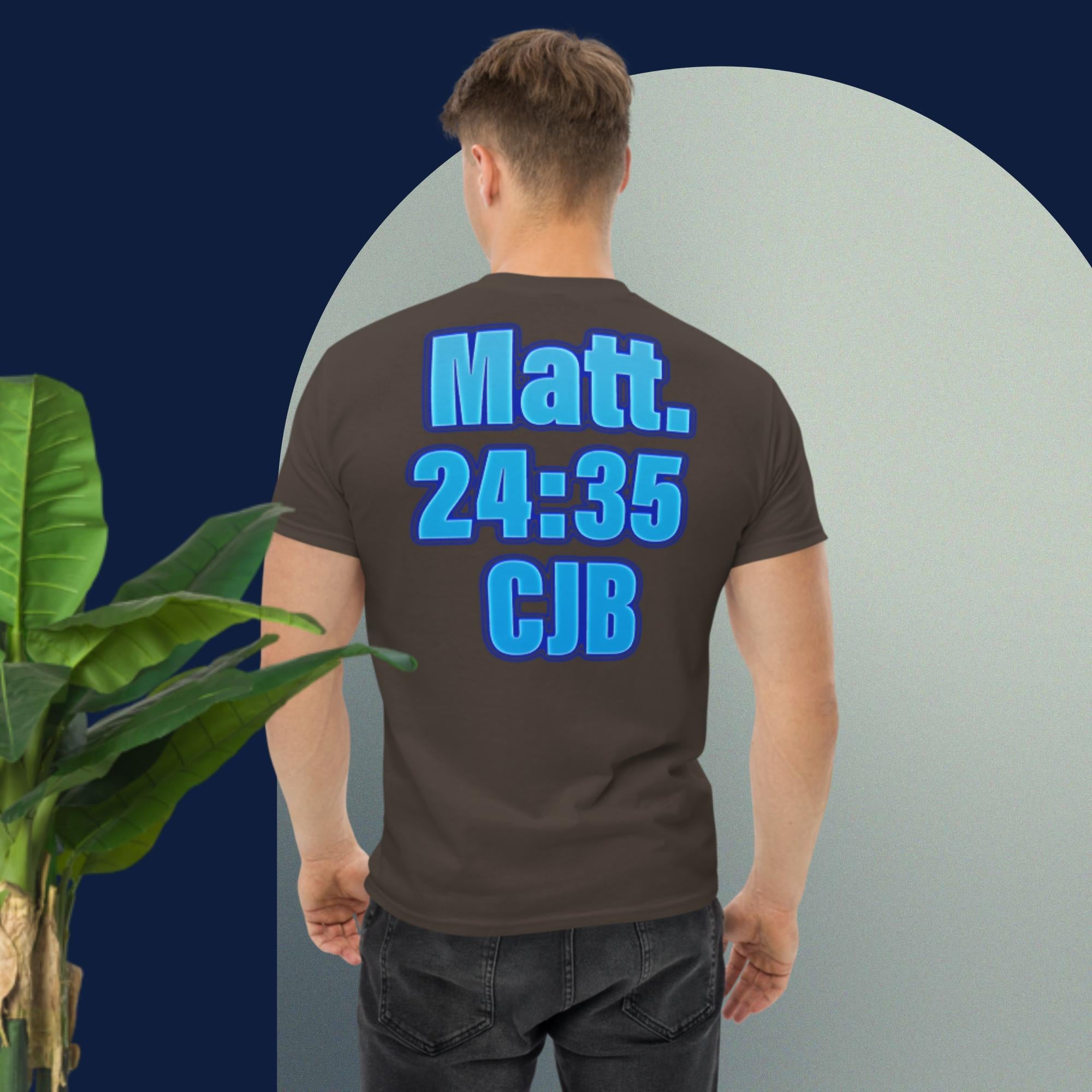 Heaven & Earth Matt 24:35 - Men's classic tee