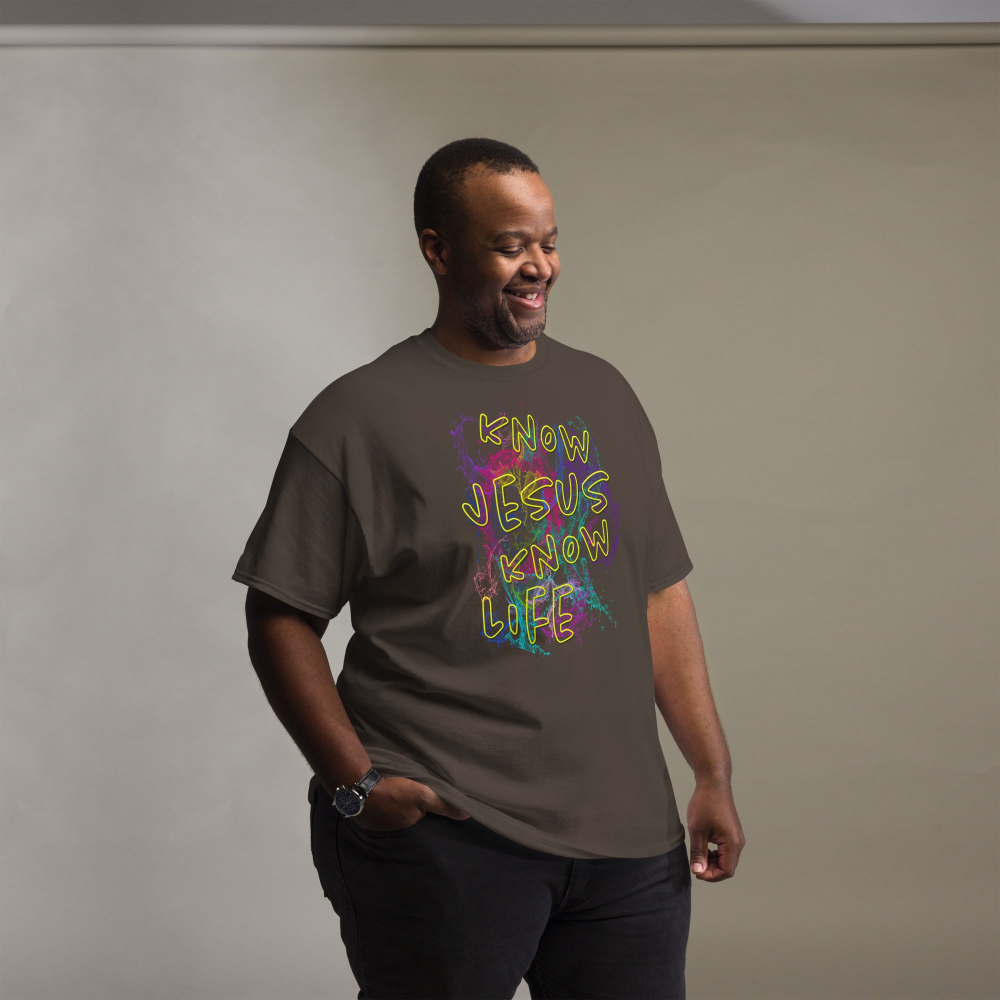 Know Jesus Know Life - No Jesus No Life - Men's classic tee