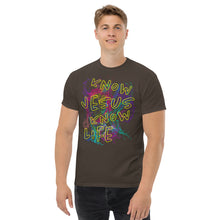 Load image into Gallery viewer, Know Jesus Know Life - No Jesus No Life - Men&#39;s classic tee
