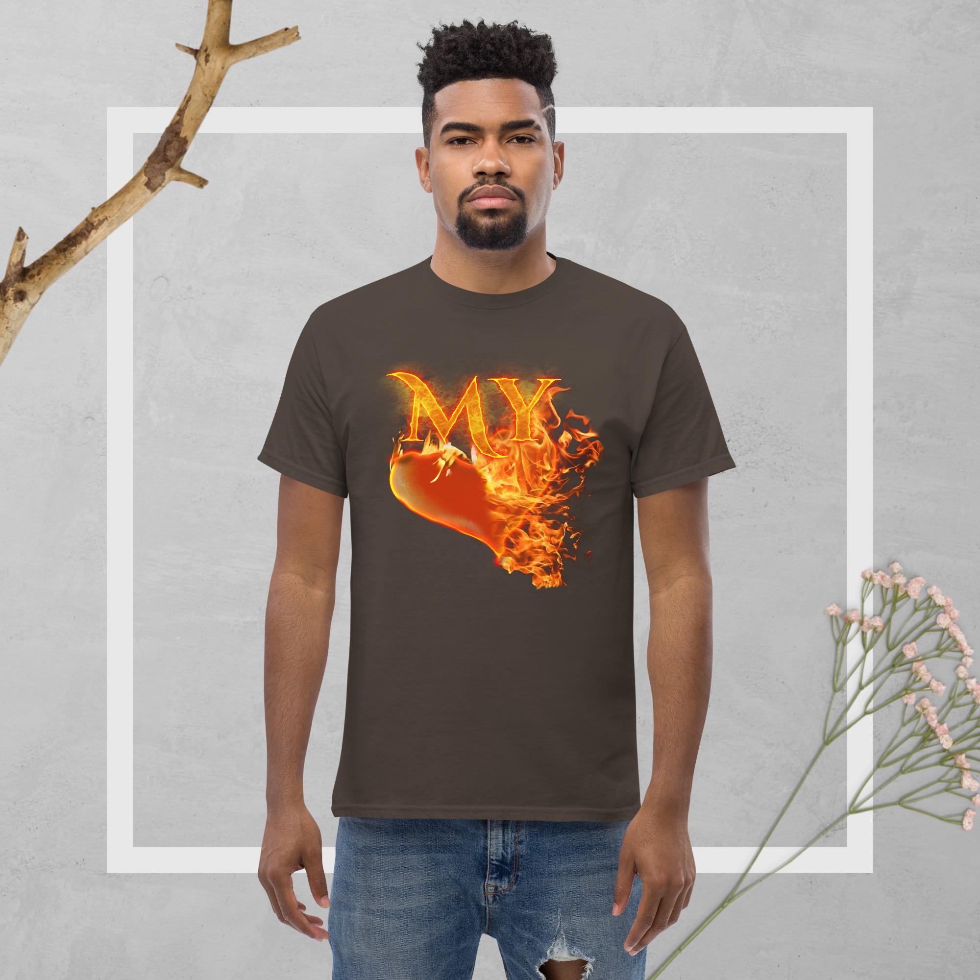 My Heart Burns For JESUS - Men's classic tee