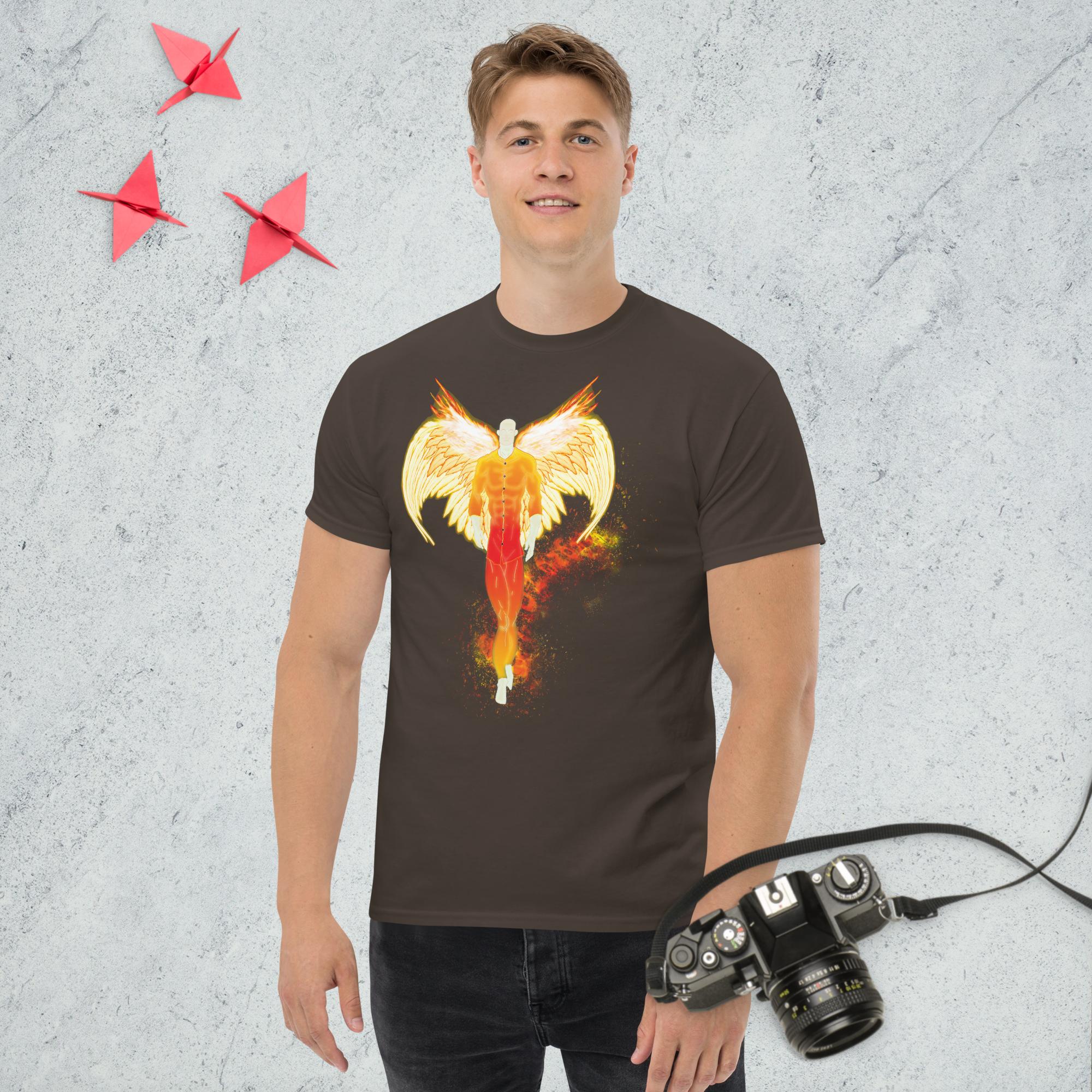 Ps. 91:11 Angle Fire Orange - Men's classic tee