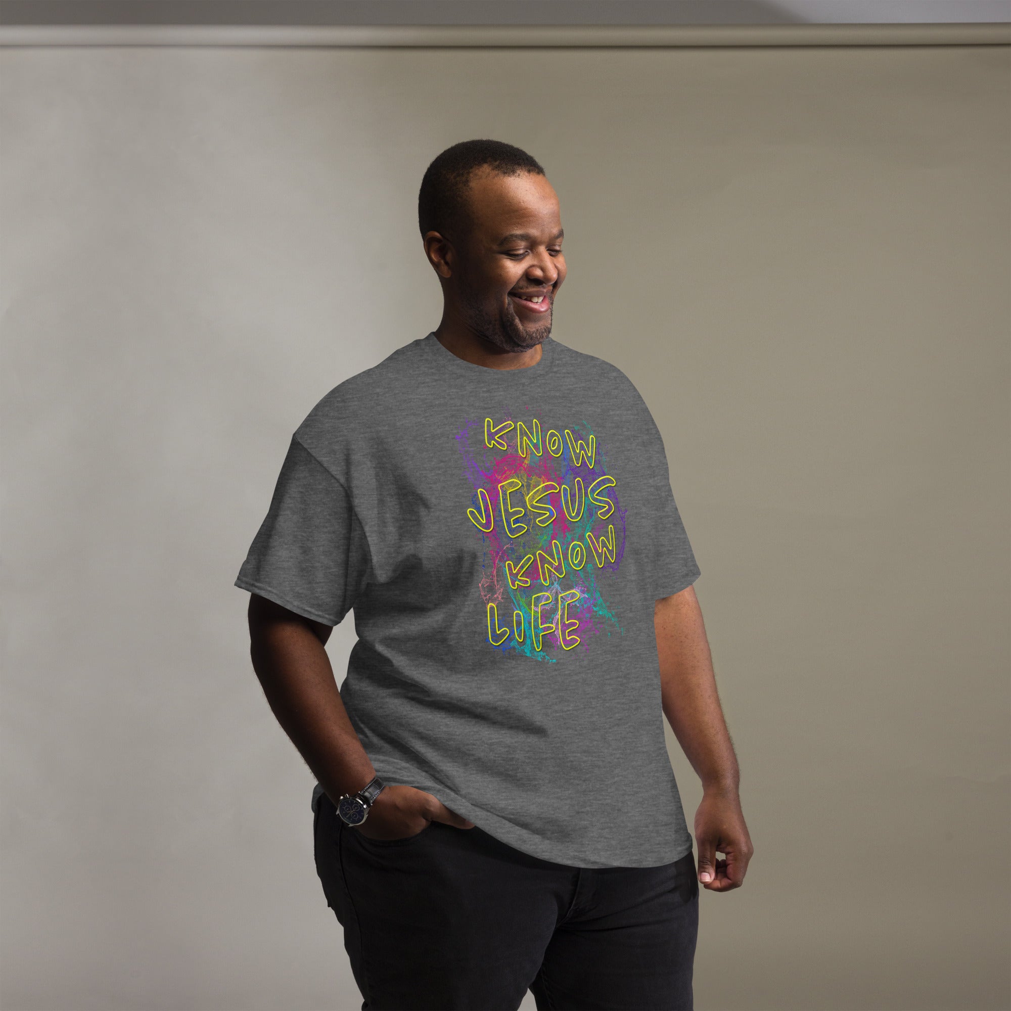 Know Jesus Know Life - No Jesus No Life - Men's classic tee
