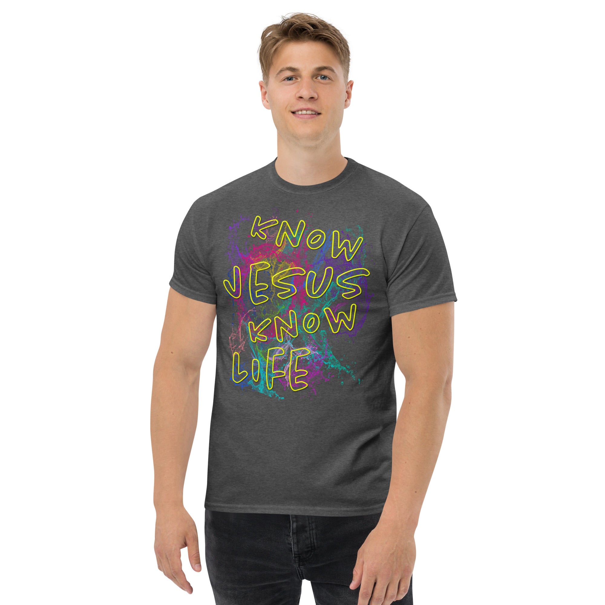 Know Jesus Know Life - No Jesus No Life - Men's classic tee