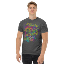 Load image into Gallery viewer, Know Jesus Know Life - No Jesus No Life - Men&#39;s classic tee
