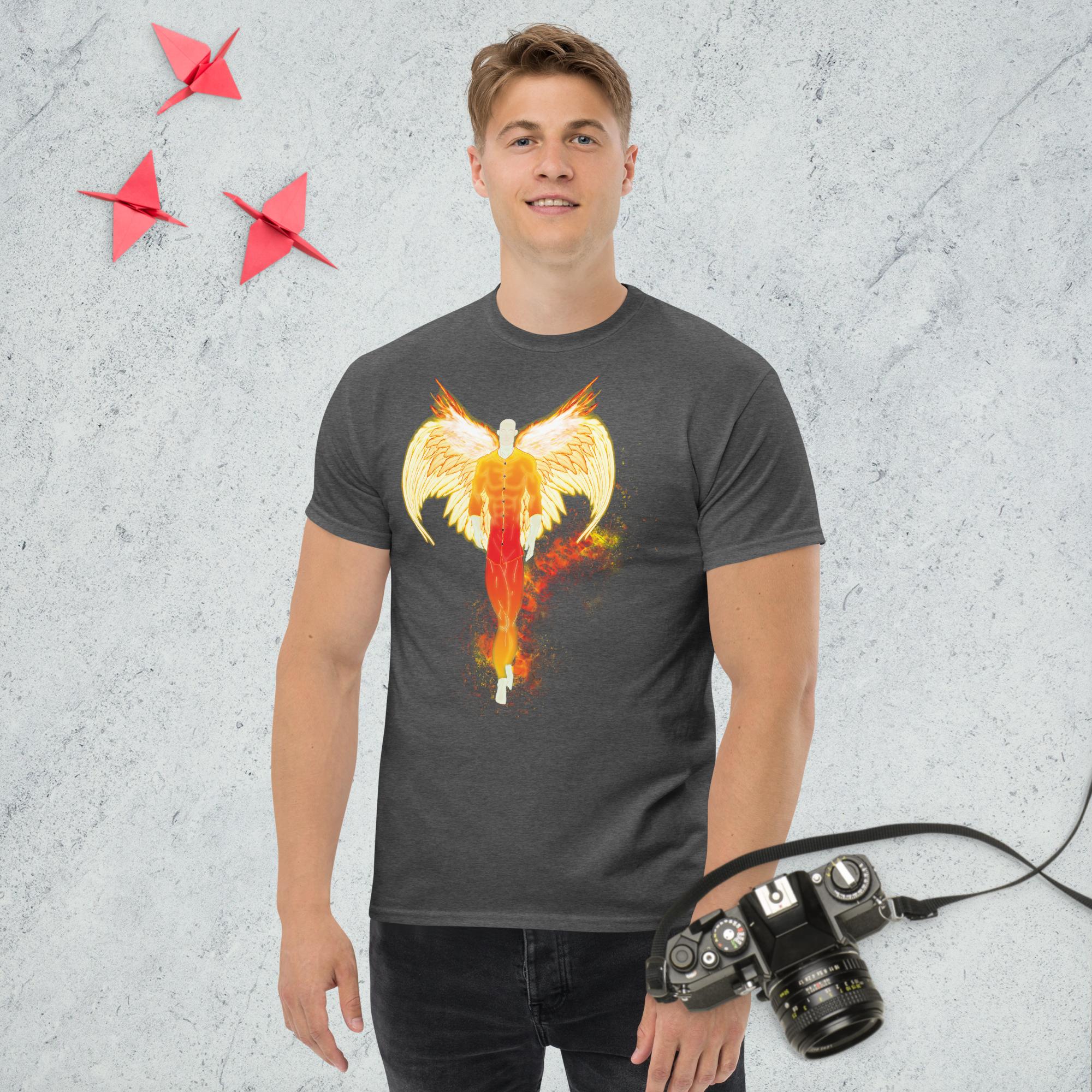 Ps. 91:11 Angle Fire Orange - Men's classic tee