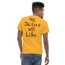 Load image into Gallery viewer, Know Jesus Know Life - No Jesus No Life - Men&#39;s classic tee
