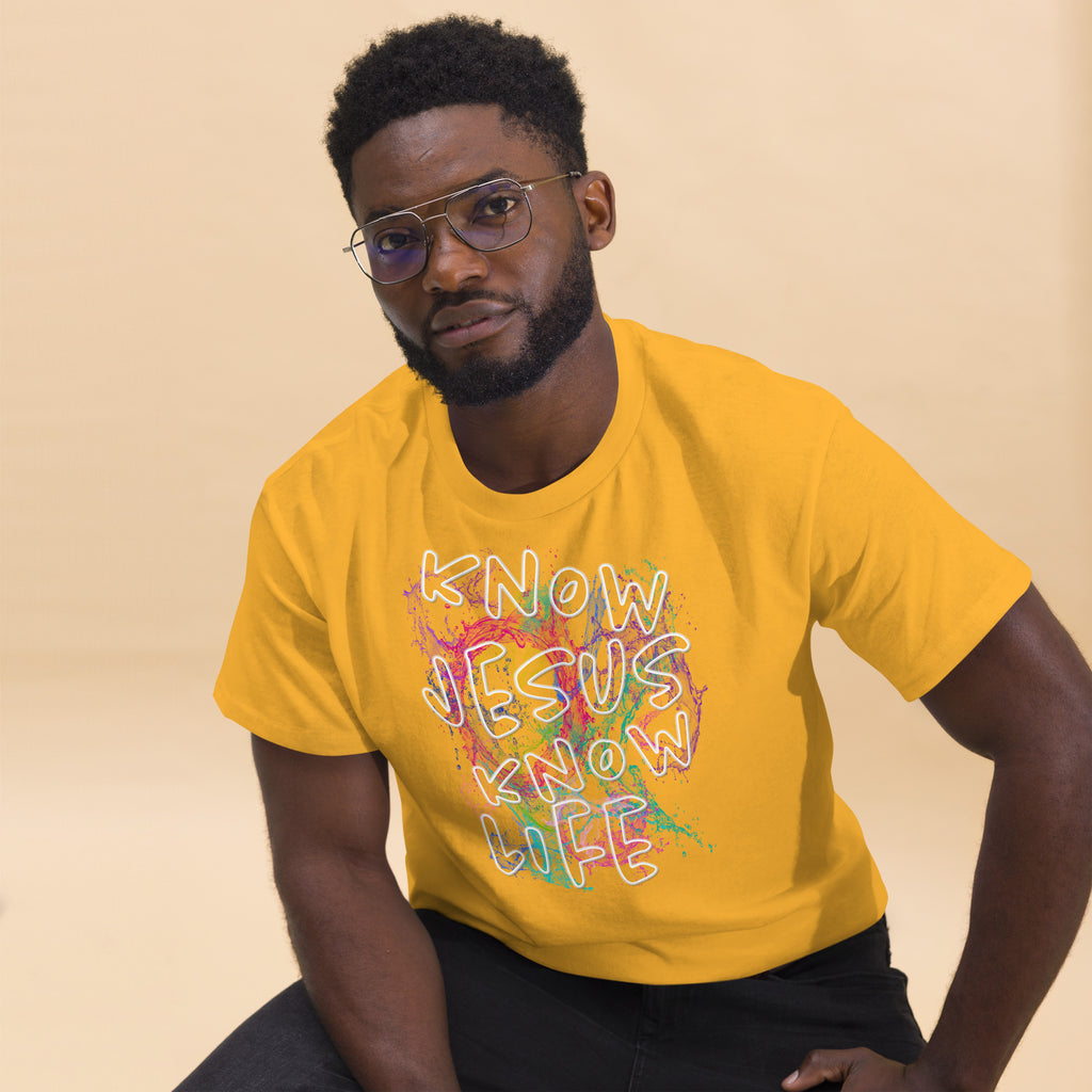 Know Jesus Know Life - No Jesus No Life - Men's classic tee