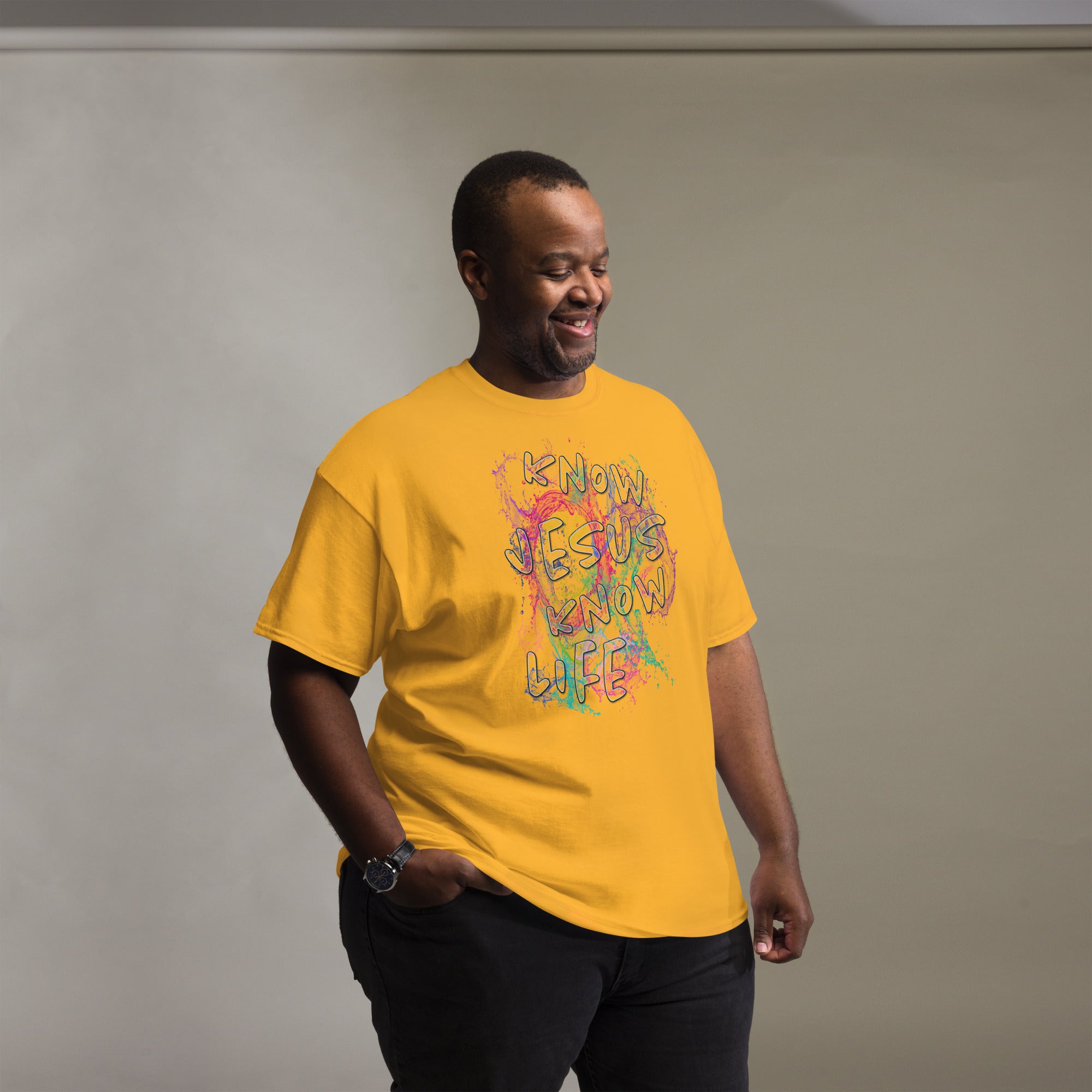 Know Jesus Know Life - No Jesus No Life - Men's classic tee