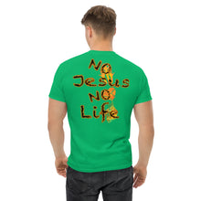 Load image into Gallery viewer, Know Jesus Know Life - No Jesus No Life - Men&#39;s classic tee
