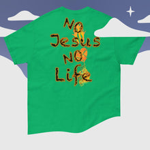 Load image into Gallery viewer, Know Jesus Know Life - No Jesus No Life - Men&#39;s classic tee
