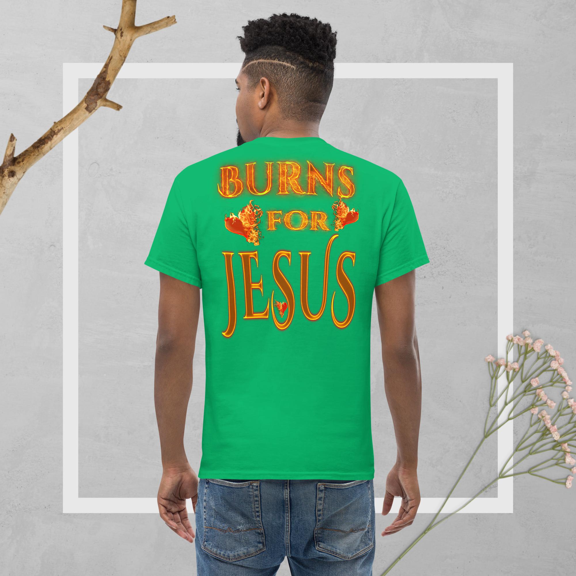 My Heart Burns For JESUS - Men's classic tee