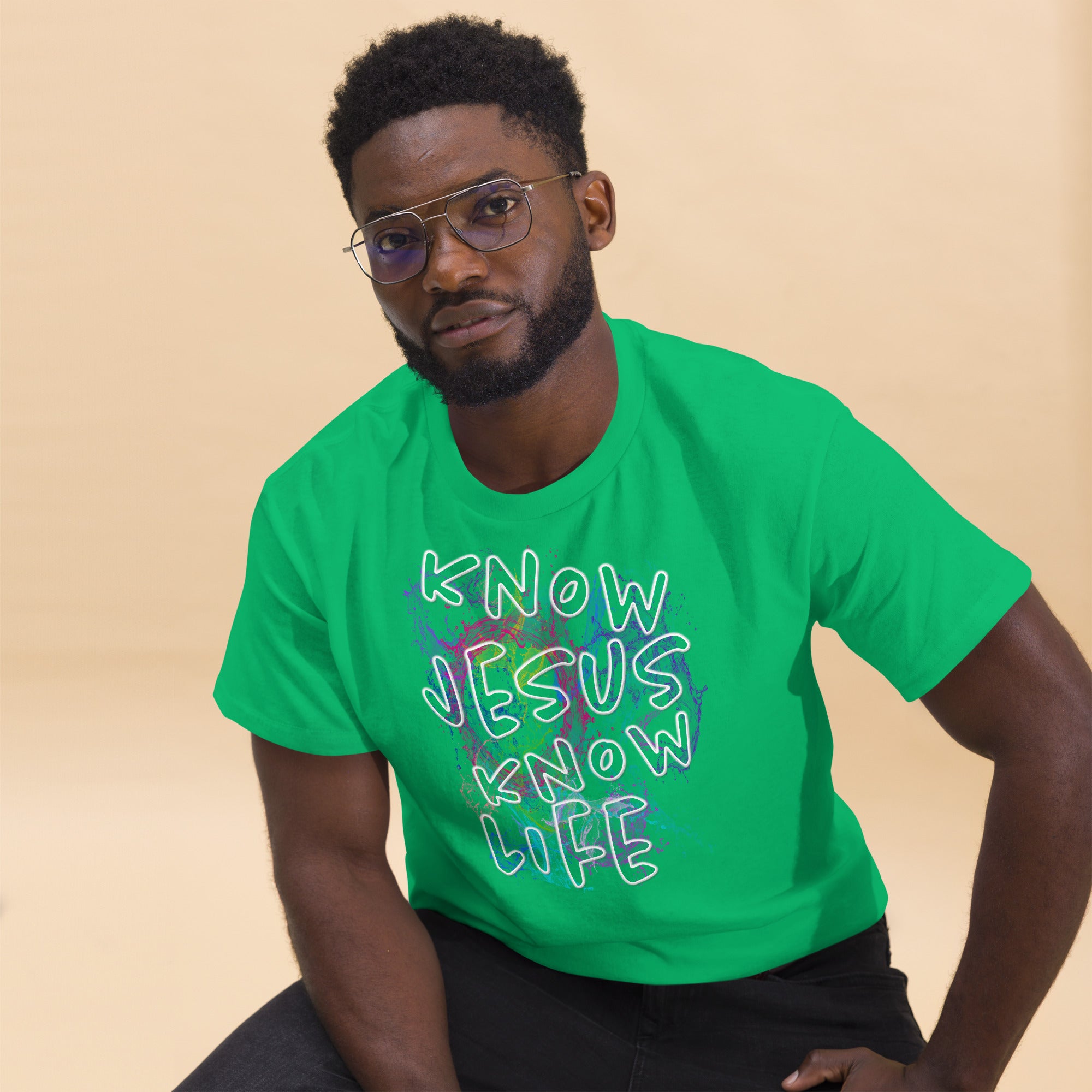 Know Jesus Know Life - No Jesus No Life - Men's classic tee