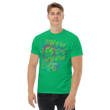 Load image into Gallery viewer, Know Jesus Know Life - No Jesus No Life - Men&#39;s classic tee
