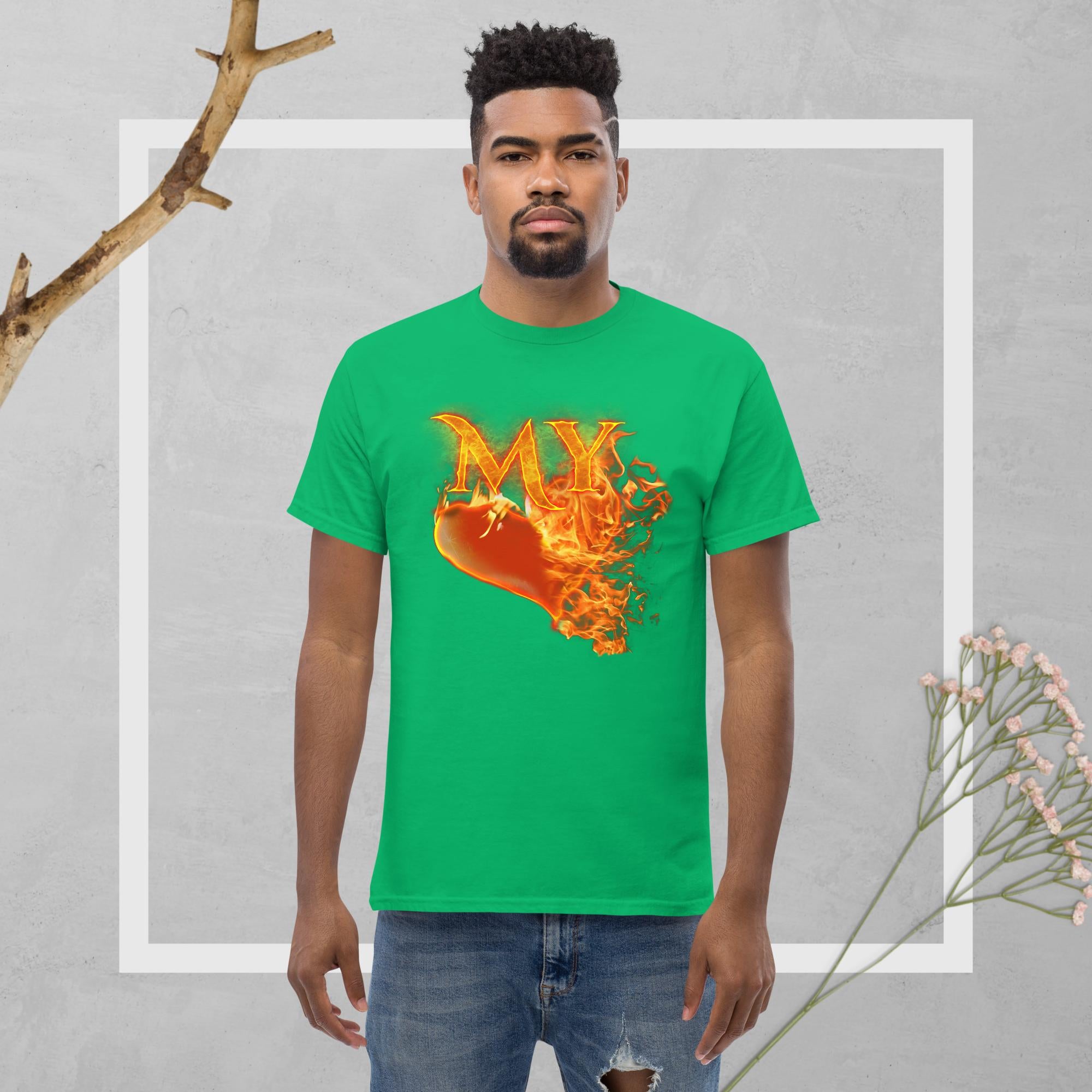 My Heart Burns For JESUS - Men's classic tee