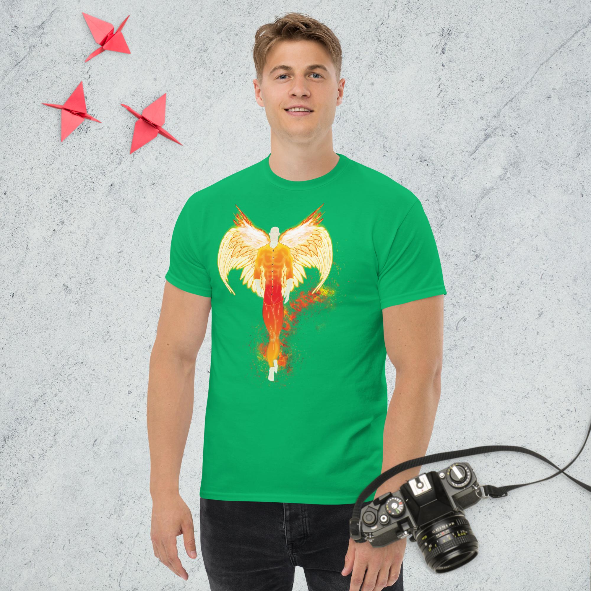 Ps. 91:11 Angle Fire Orange - Men's classic tee