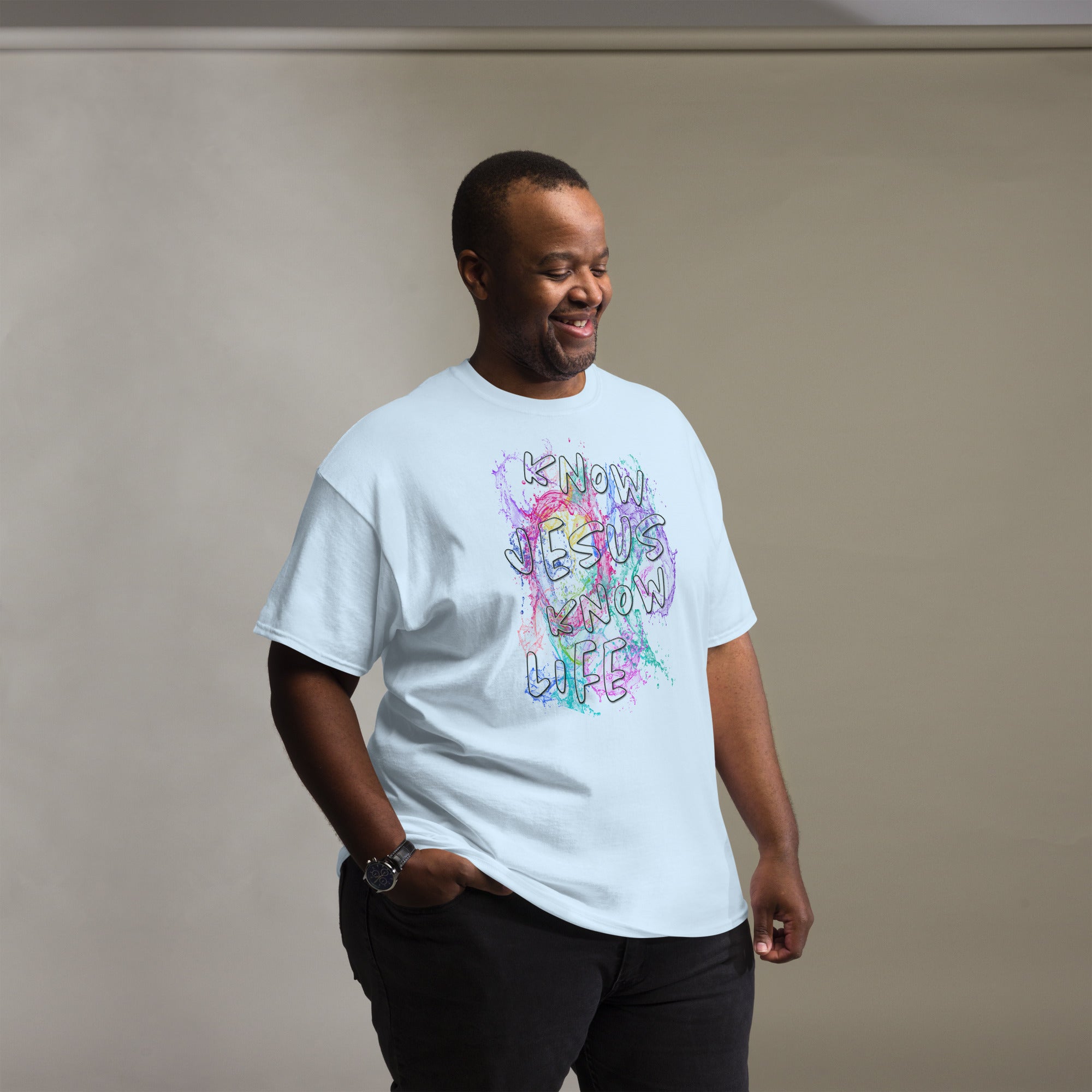 Know Jesus Know Life - No Jesus No Life - Men's classic tee
