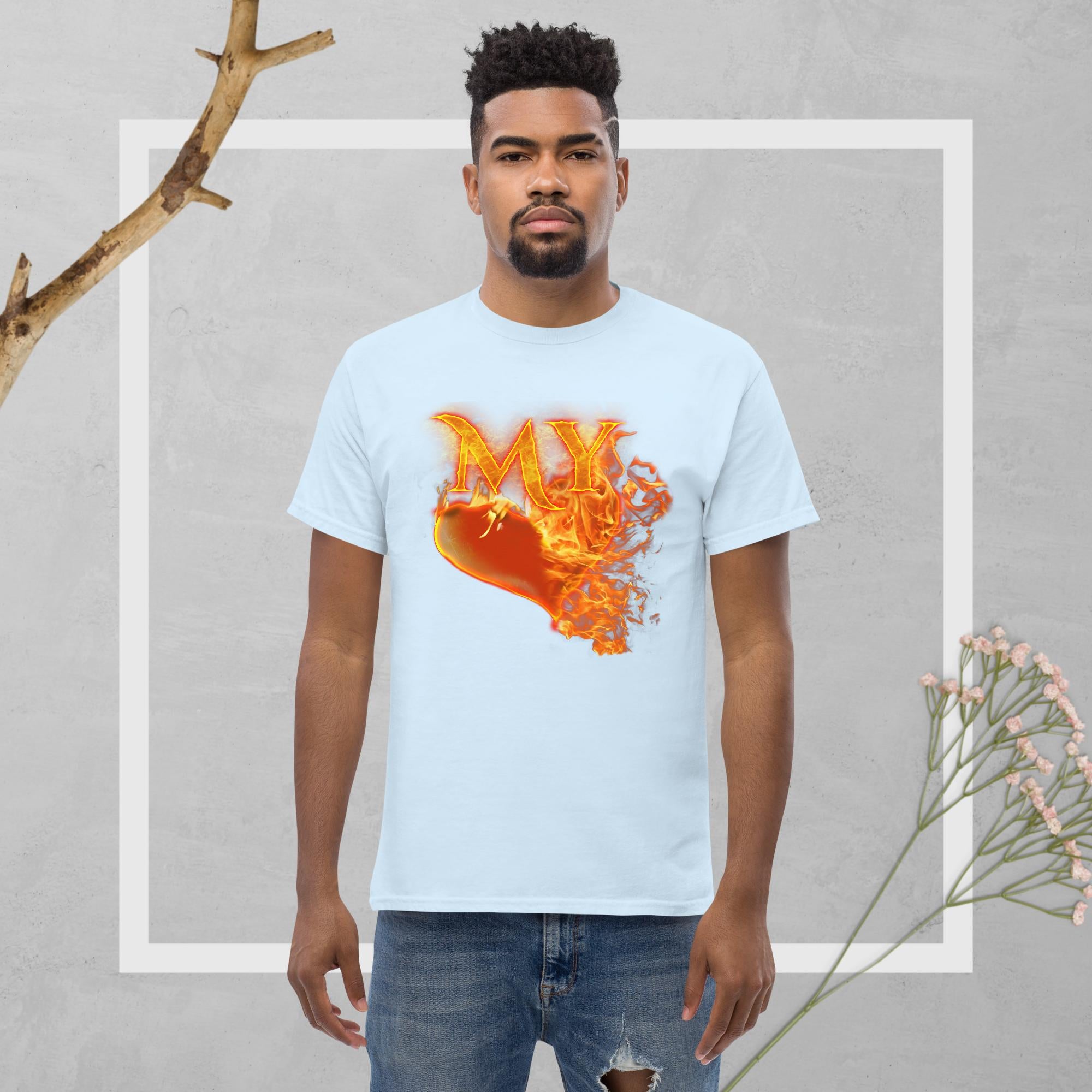 My Heart Burns For JESUS - Men's classic tee