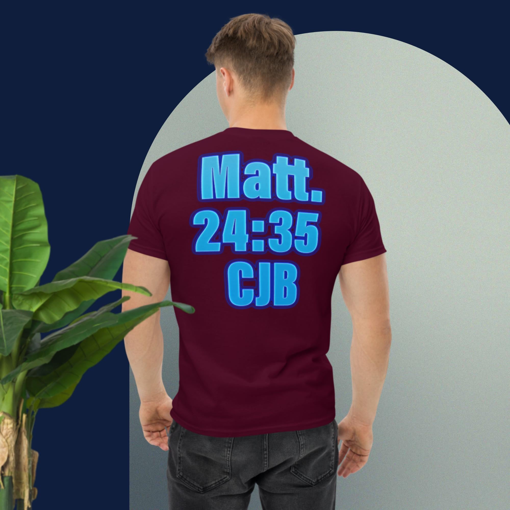 Heaven & Earth Matt 24:35 - Men's classic tee