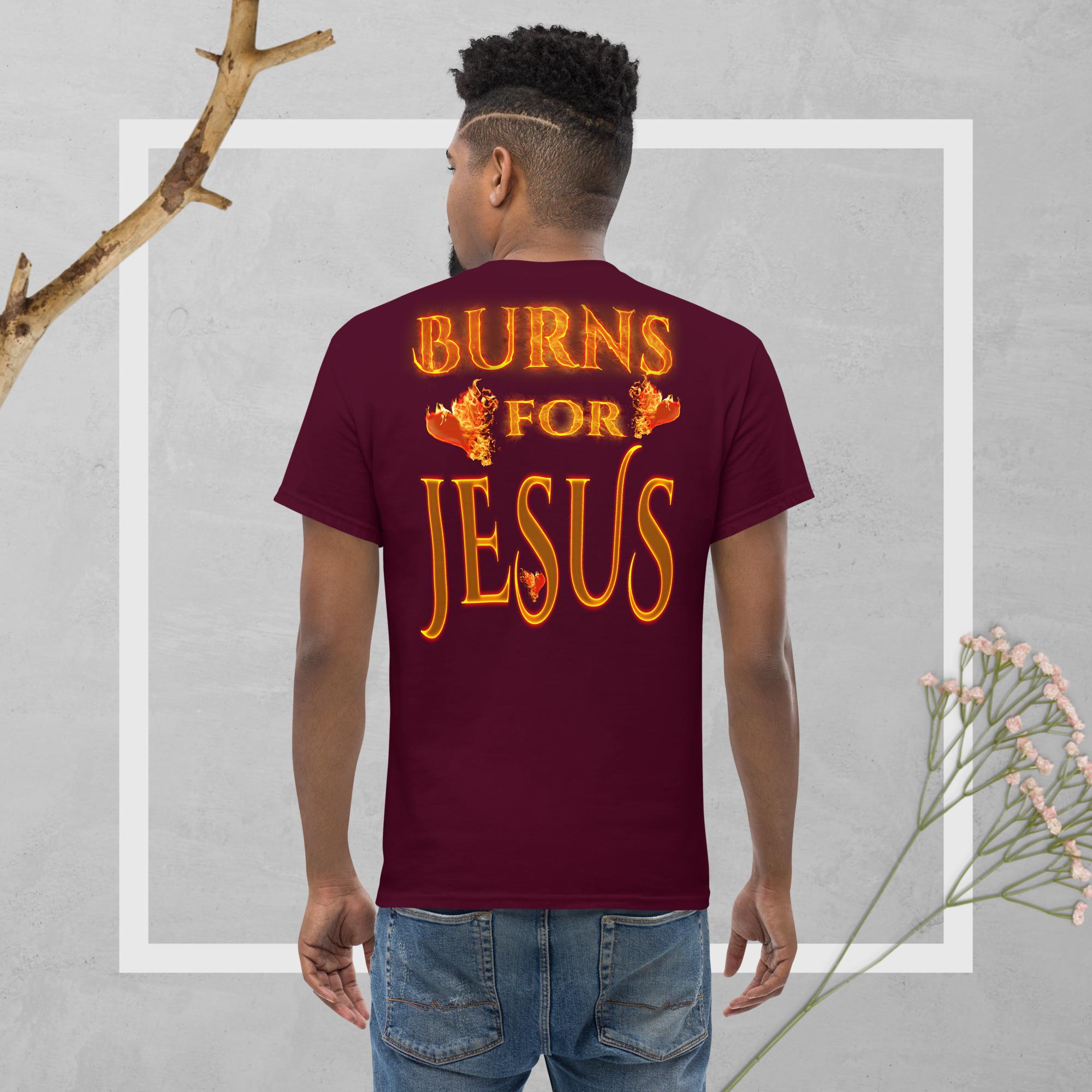 My Heart Burns For JESUS - Men's classic tee