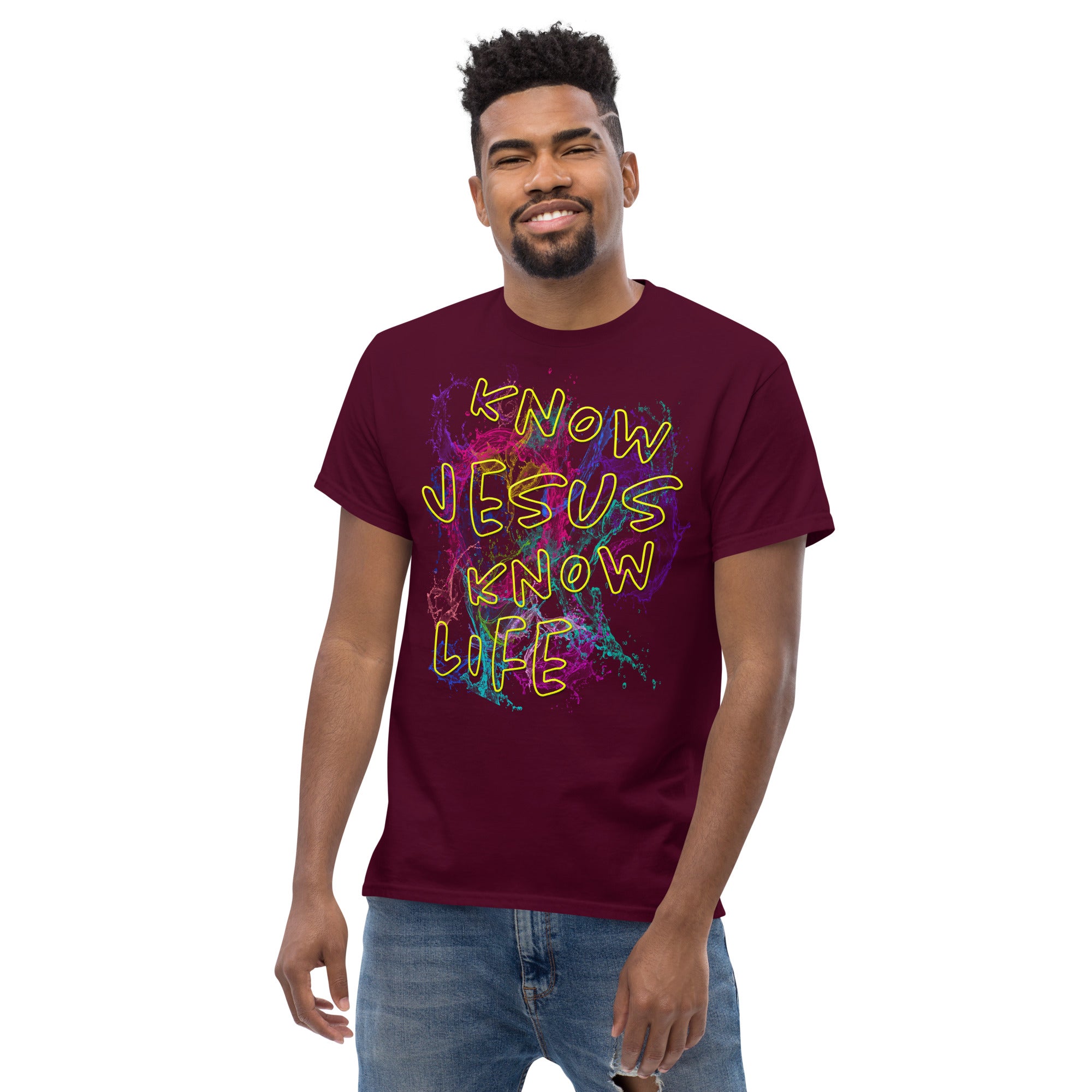 Know Jesus Know Life - No Jesus No Life - Men's classic tee