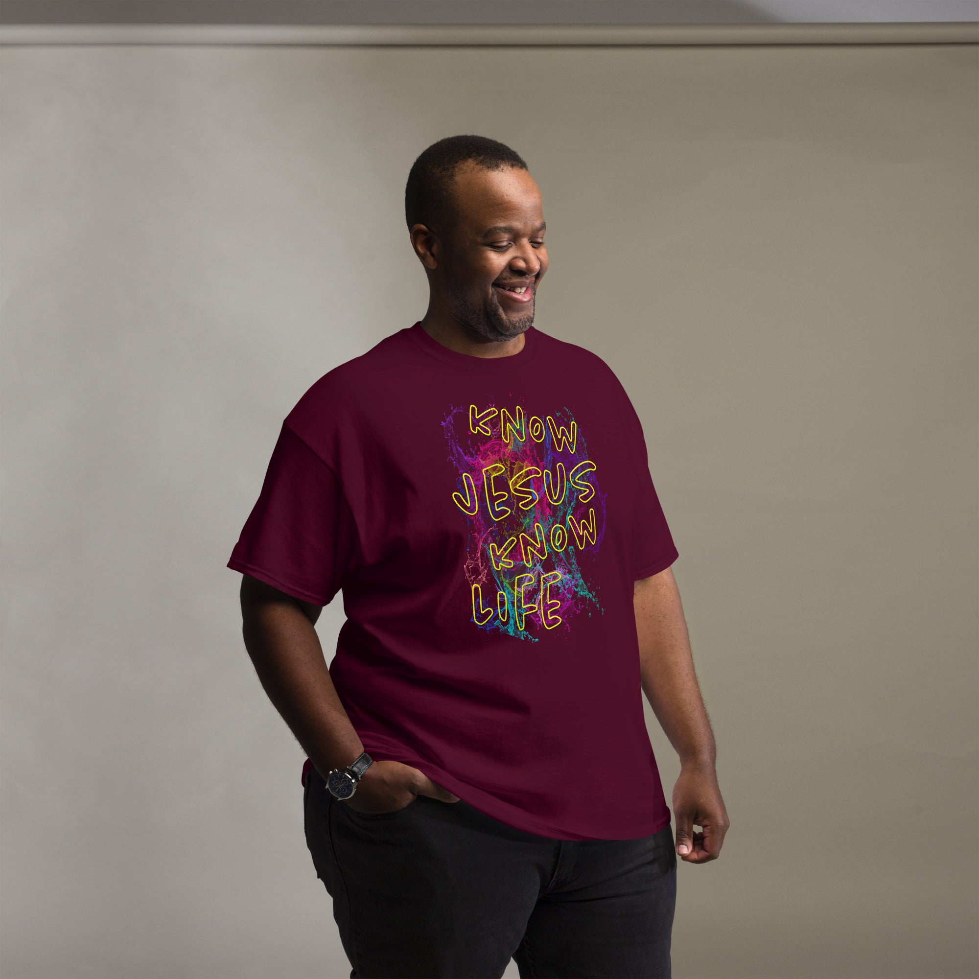 Know Jesus Know Life - No Jesus No Life - Men's classic tee