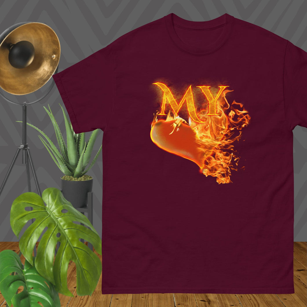 My Heart Burns for JESUS - Men's classic tee