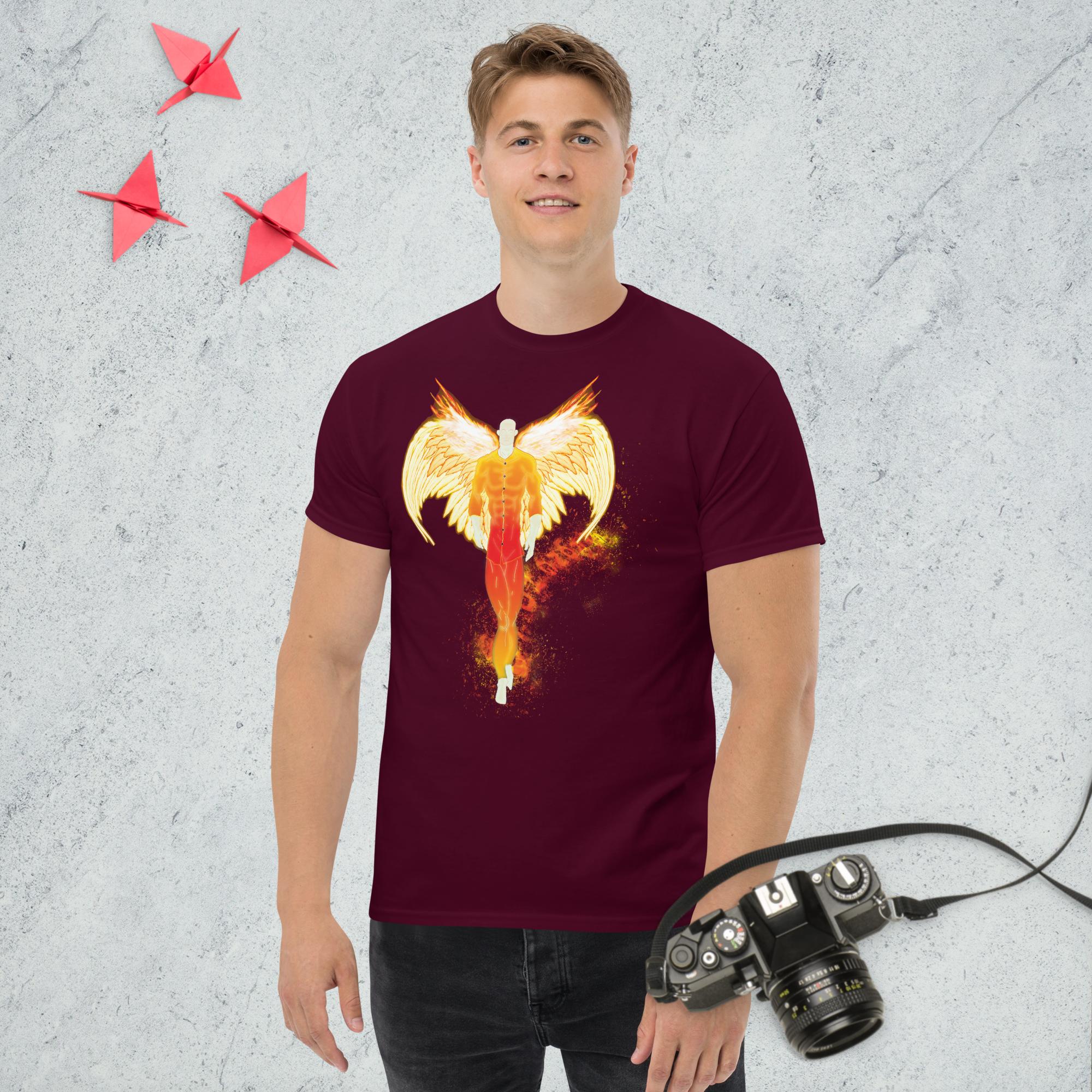 Ps. 91:11 Angle Fire Orange - Men's classic tee