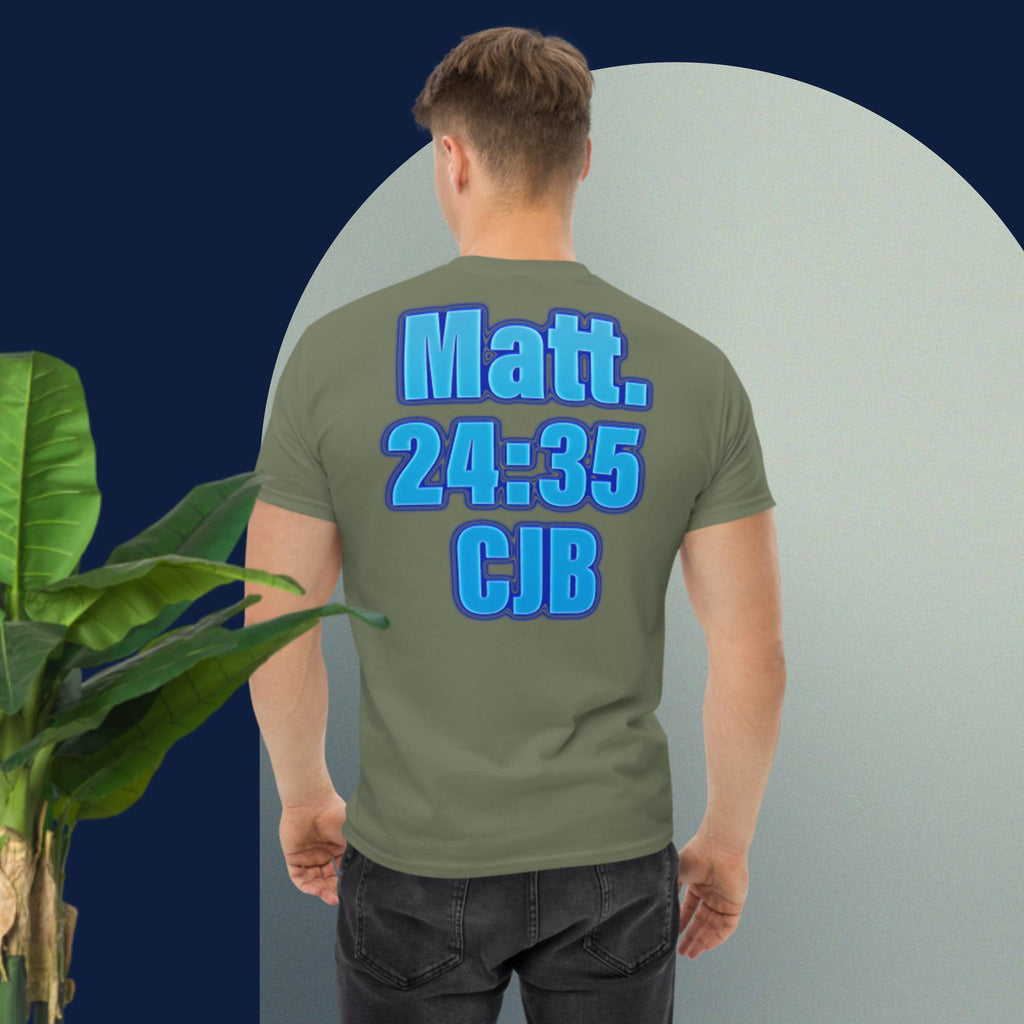 Heaven & Earth Matt 24:35 - Men's classic tee