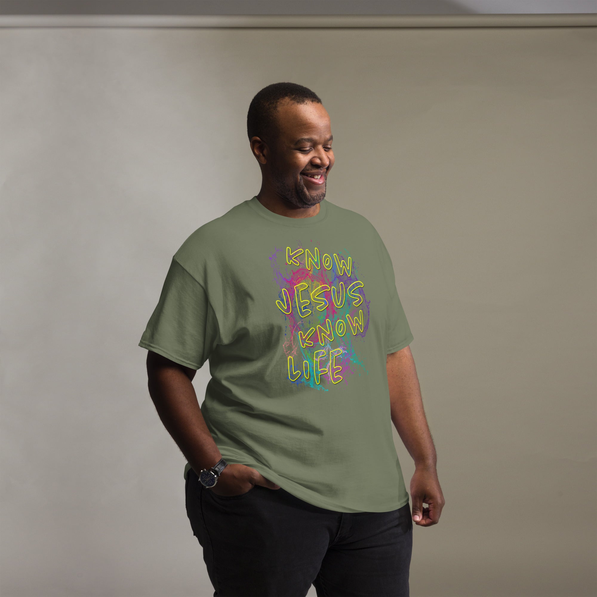Know Jesus Know Life - No Jesus No Life - Men's classic tee